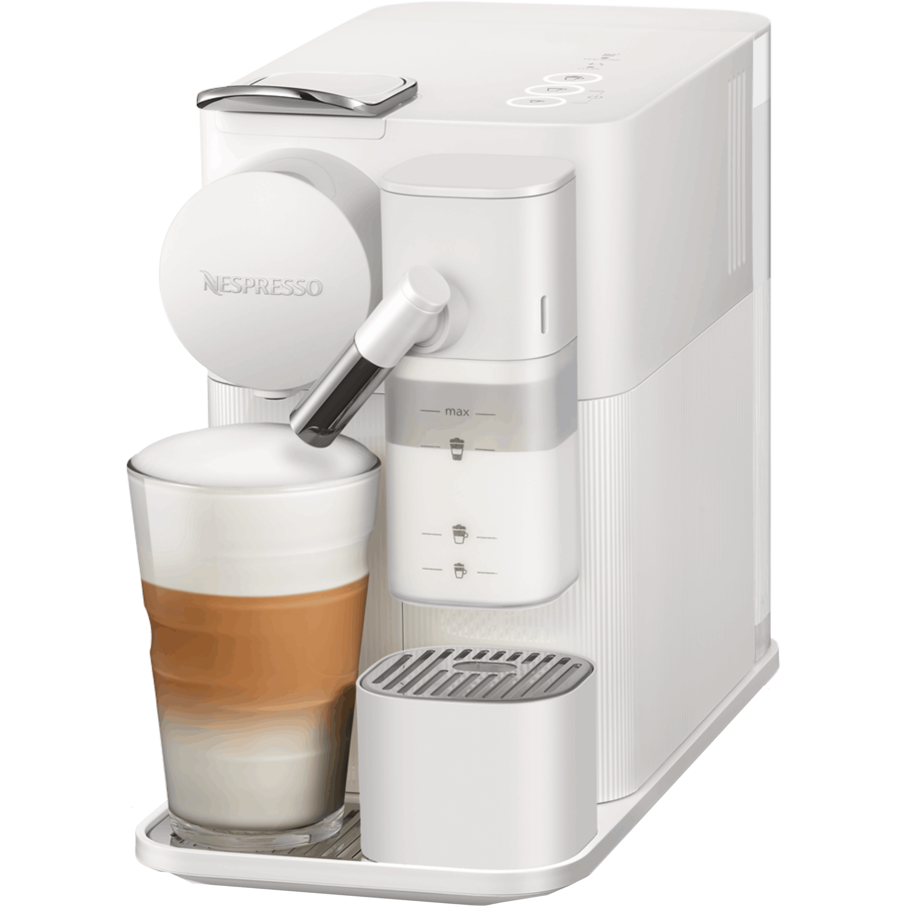 מכונת קפה Nespresso F121 Lattissima One - בצבע לבן אחריות ע