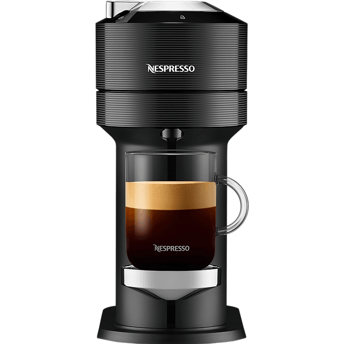 מכונת קפה Nespresso GCV1 Vertuo Next - צבע שחור שנה אחריות עי היבואן הרשמי