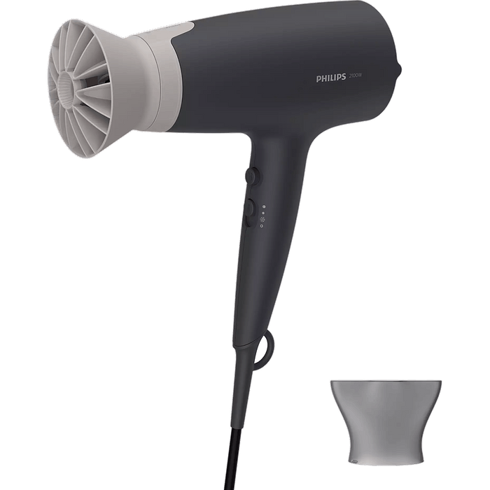 מייבש שיער Philips 2100W BHD351/10 - צבע שחור שנתיים אחריות עי היבואן הרשמי 