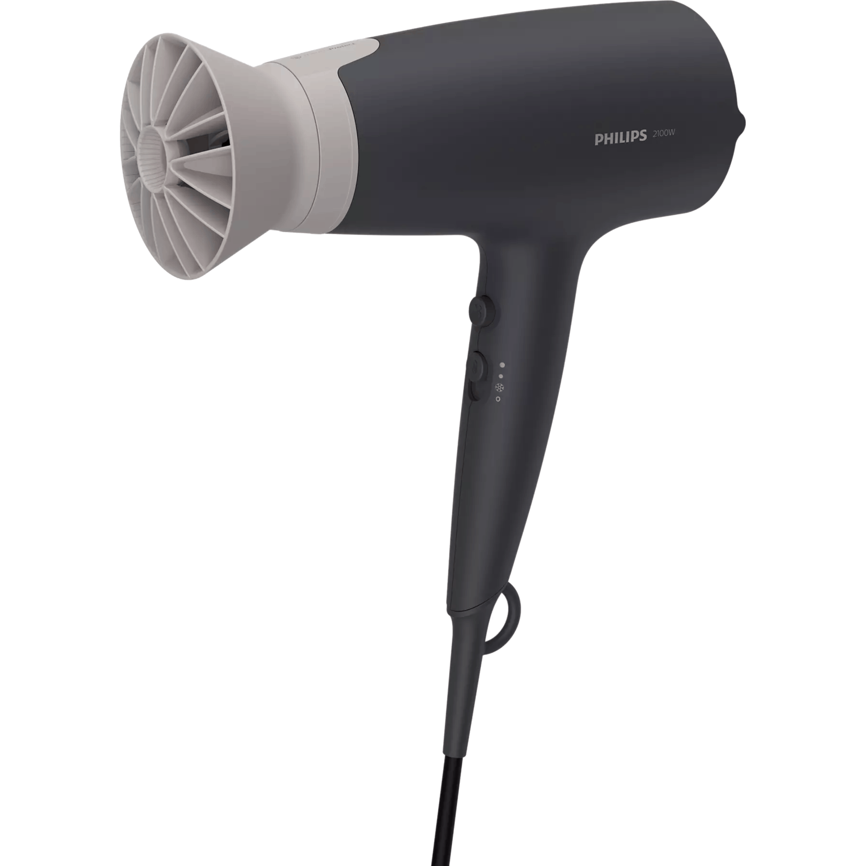 מייבש שיער Philips 2100W BHD351/10 - צבע שחור שנתיים אחריות ע