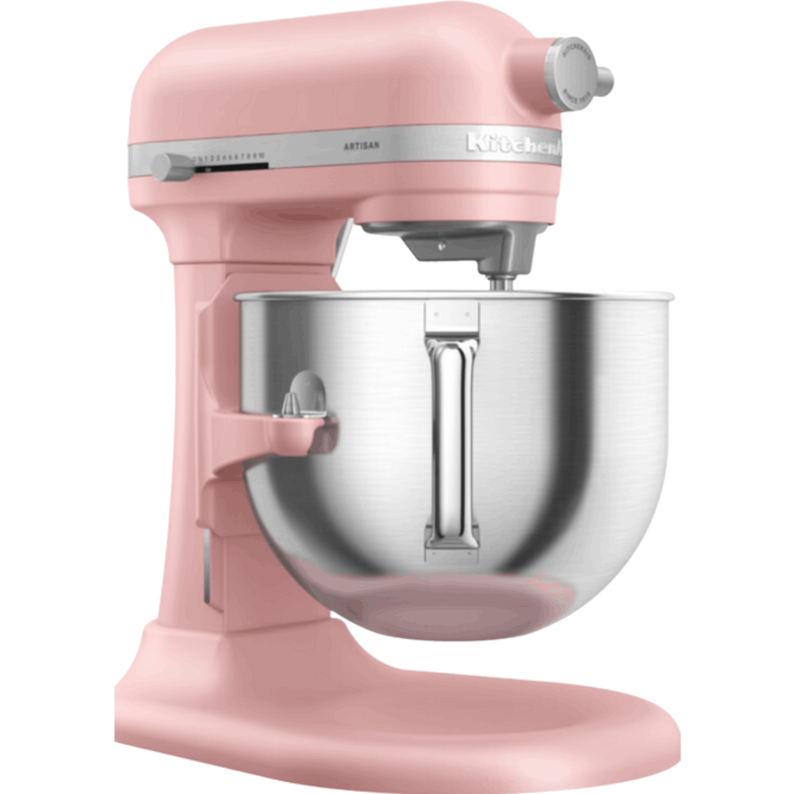מיקסר עם קערת נירוסטה 6.6 ליטר KitchenAid Plus 5KSM70SHXEDR - צבע ורוד בייבי אחריות ע