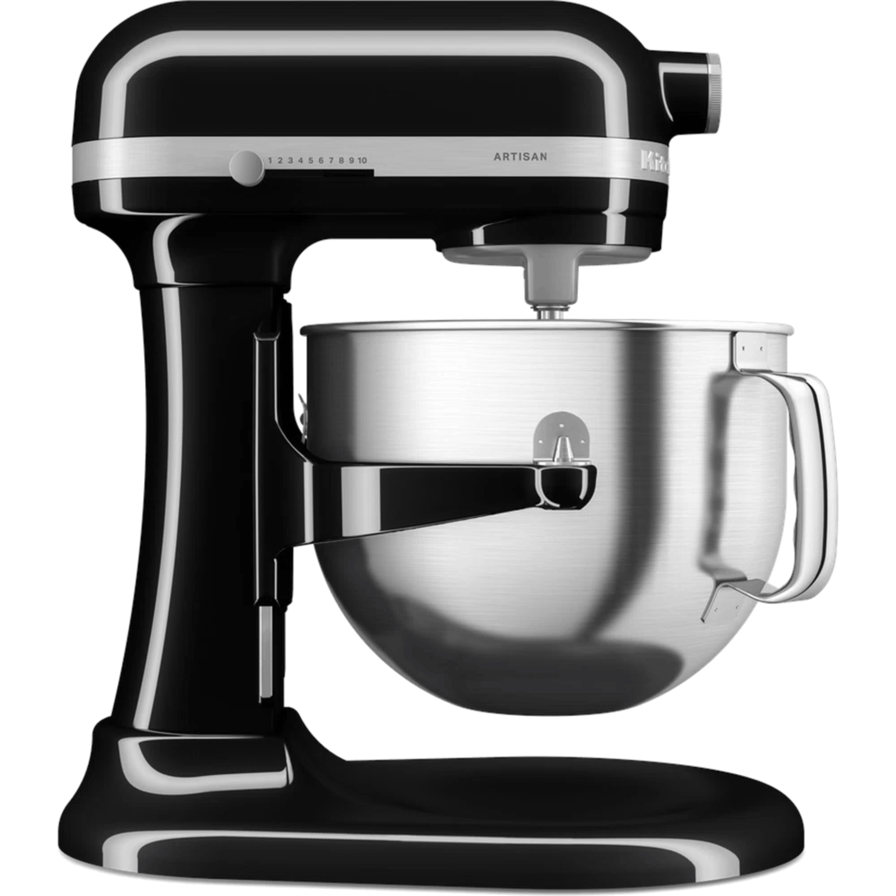 מיקסר עם קערת נירוסטה 6.6 ליטר KitchenAid Plus 5KSM70SHXEOB - צבע שחור אחריות ע