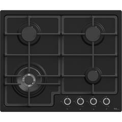 כיריים גז 4 להבות Sol FM6BW-628 - צבע שחור פחם שנה אחריות ע"י היבואן הרשמי