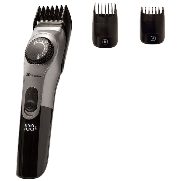 מכונת תספורת וקיצוץ זקן sassonic ese-207 - שנה אחריות עי היבואן הרשמי 