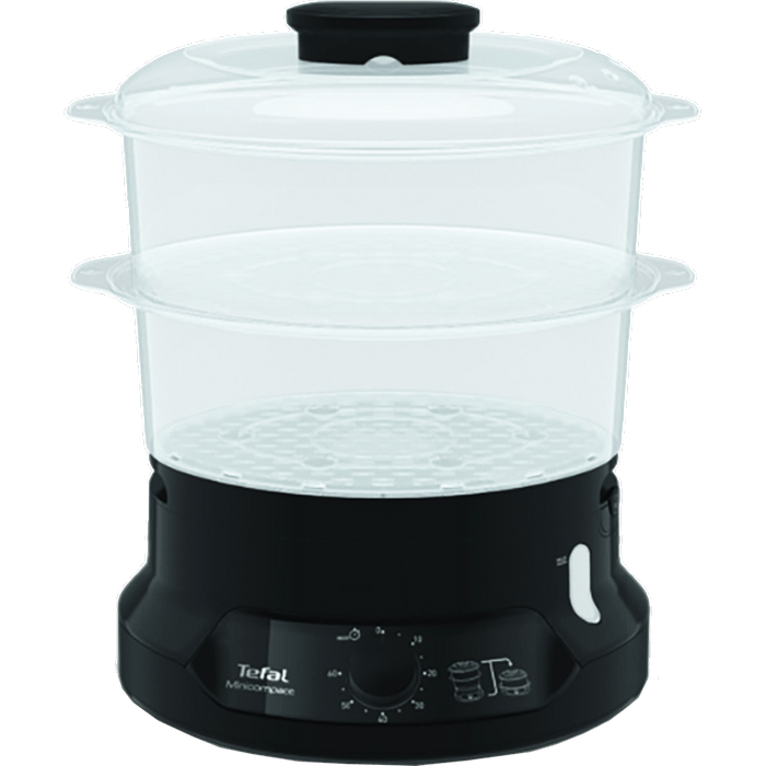 סיר אידוי לבישול איטי Tefal VC139865 - צבע שחור שנה אחריות עי היבואן הרשמי 