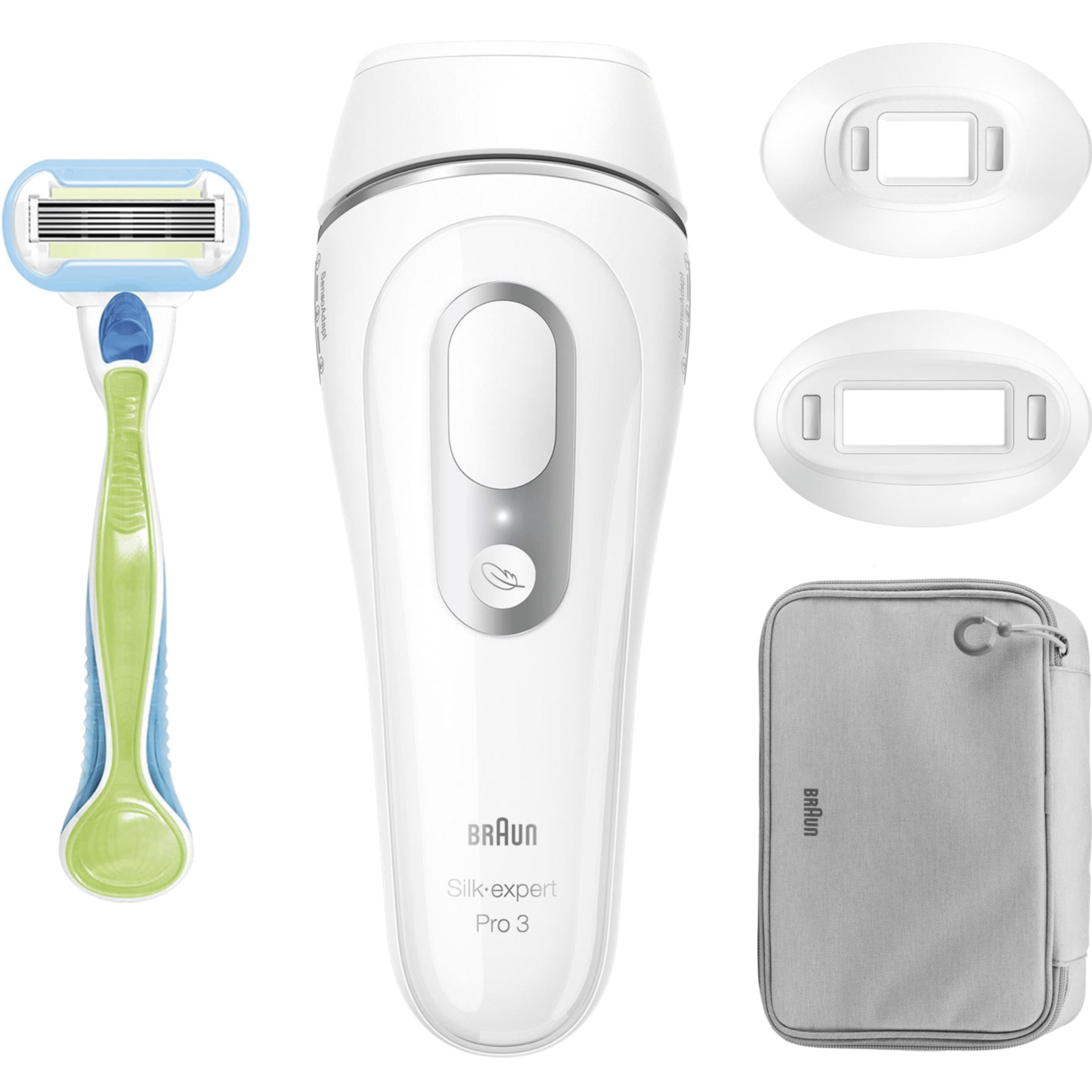 מכשיר הסרת שיער לצמיתות Braun Silk Expert Pro 3 IPL PL3122 - שנתיים אחריות ע