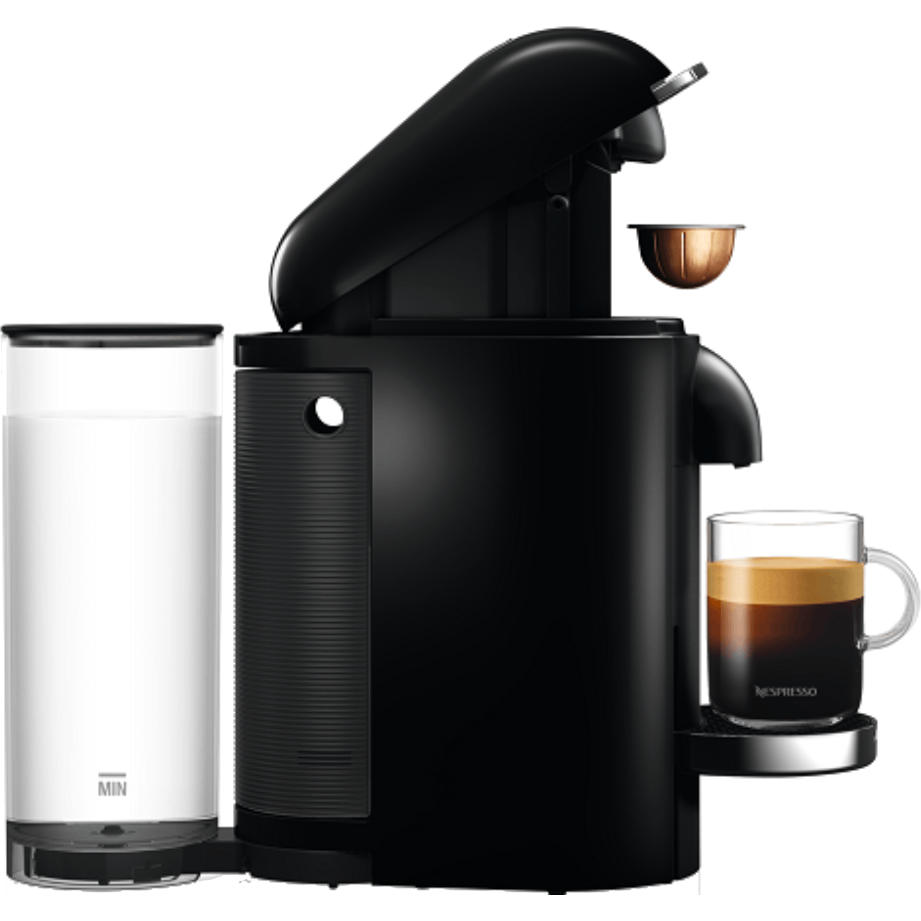 מכונת קפה GCB2 Vertuo Plus Nespresso - צבע שחור אחריות יבואן רשמי