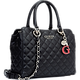 תיק לנשים דגם Guess Melise Luxury Satchel - צבע שחור