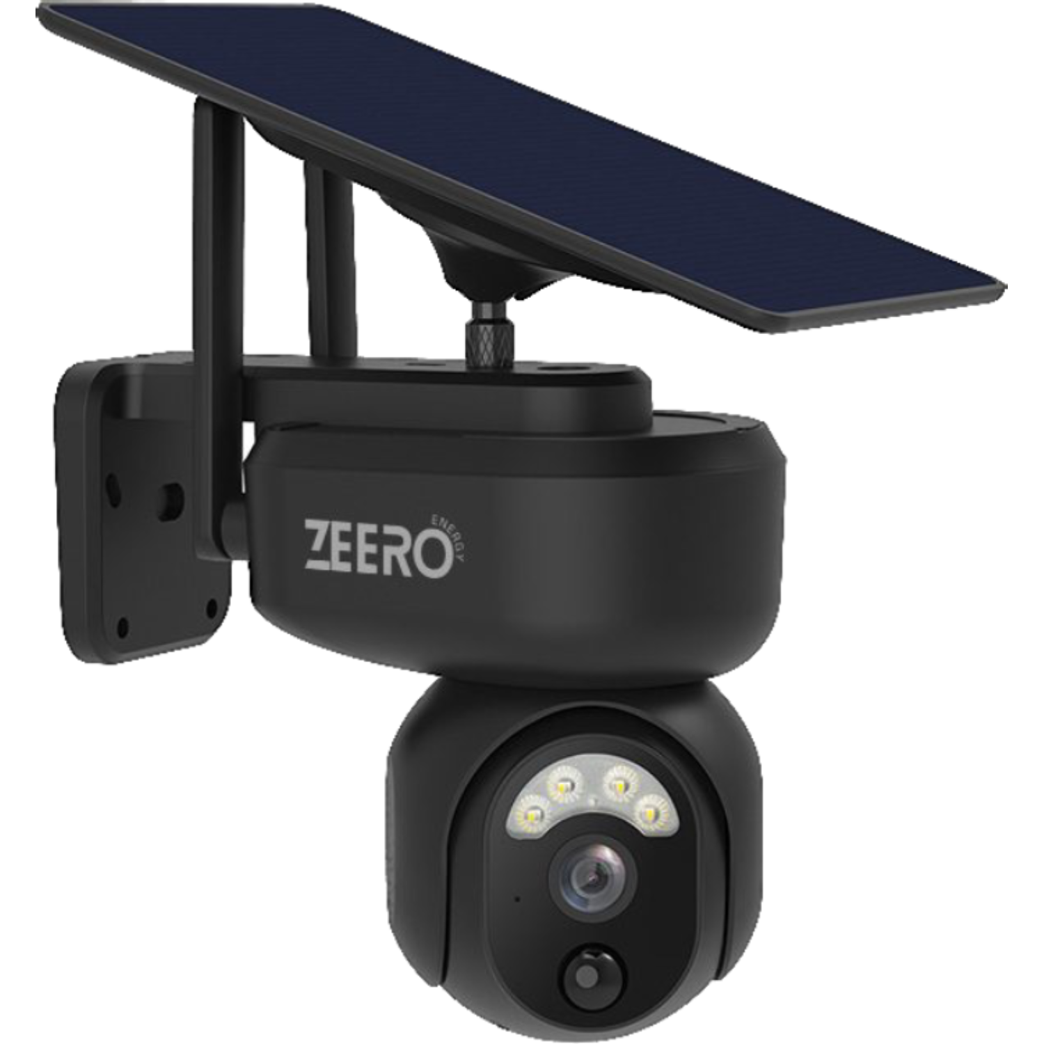 מצלמת אבטחה סולארית Zeero Energy Ninja SC-104X 4G 4MP 6W FHD 9000mAh- צבע שחור שנה אחריות ע