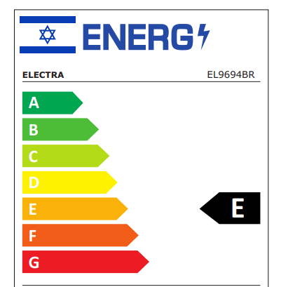 מקרר מקפיא תחתון 651 ליטר נטו Electra EL9694 - גימור בז' אחריות ע