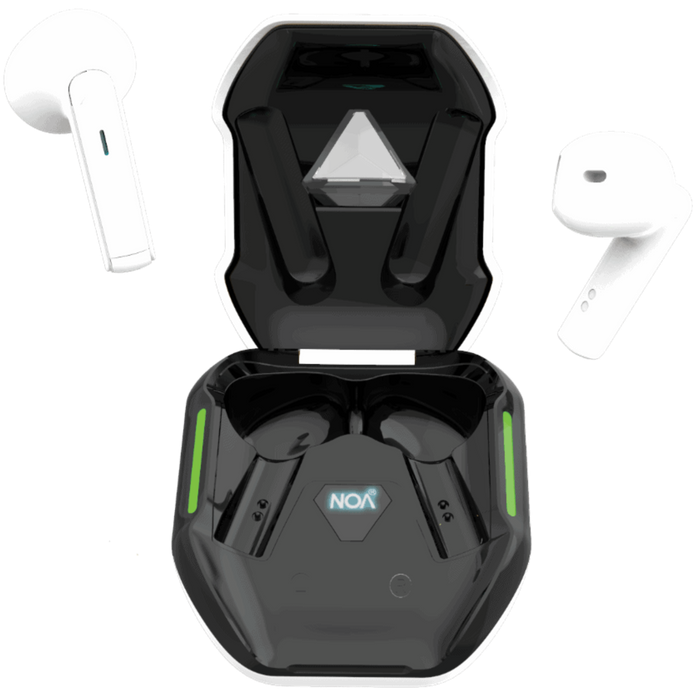 אוזניות Bluetooth Stereo TWS NOA Rainbow - צבע לבן