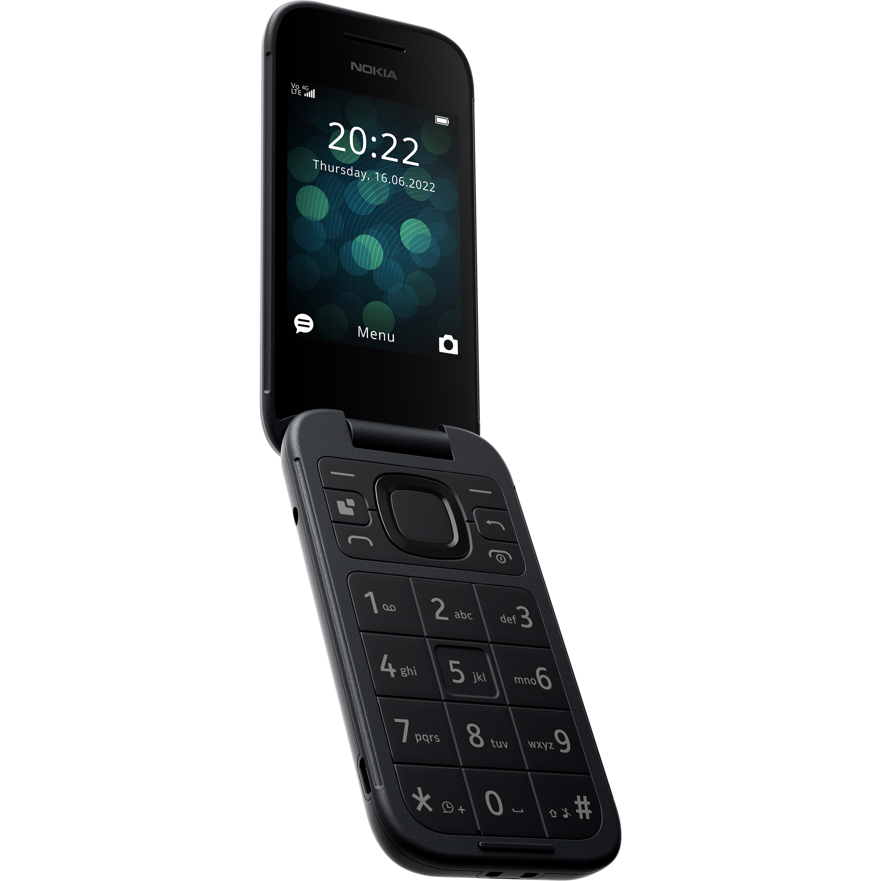 טלפון סלולרי Nokia 2660 Flip TA-1469 - צבע שחור שנה אחריות ע