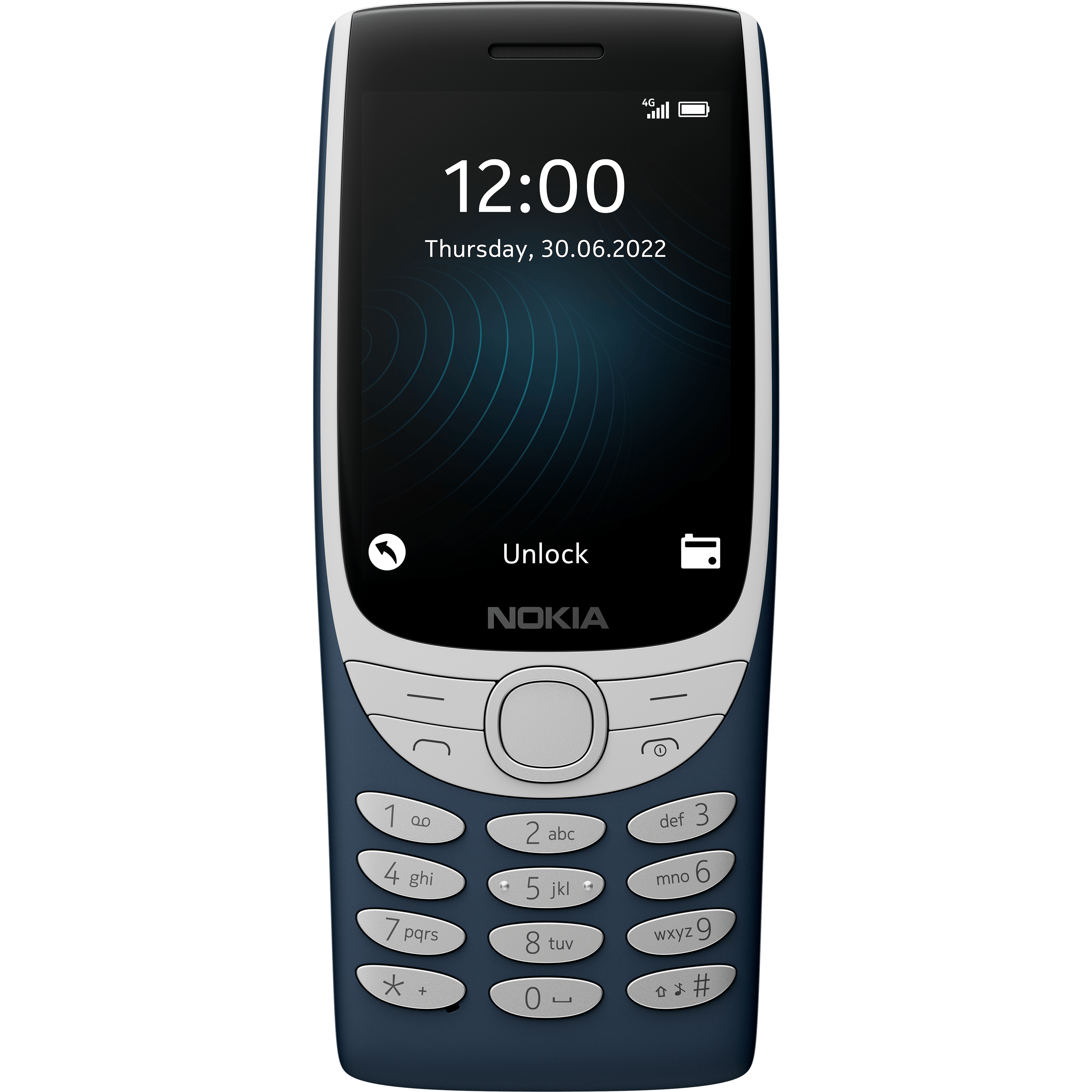 טלפון סלולרי Nokia 8210 4G TA-1507 - צבע כחול כהה שנה אחריות ע