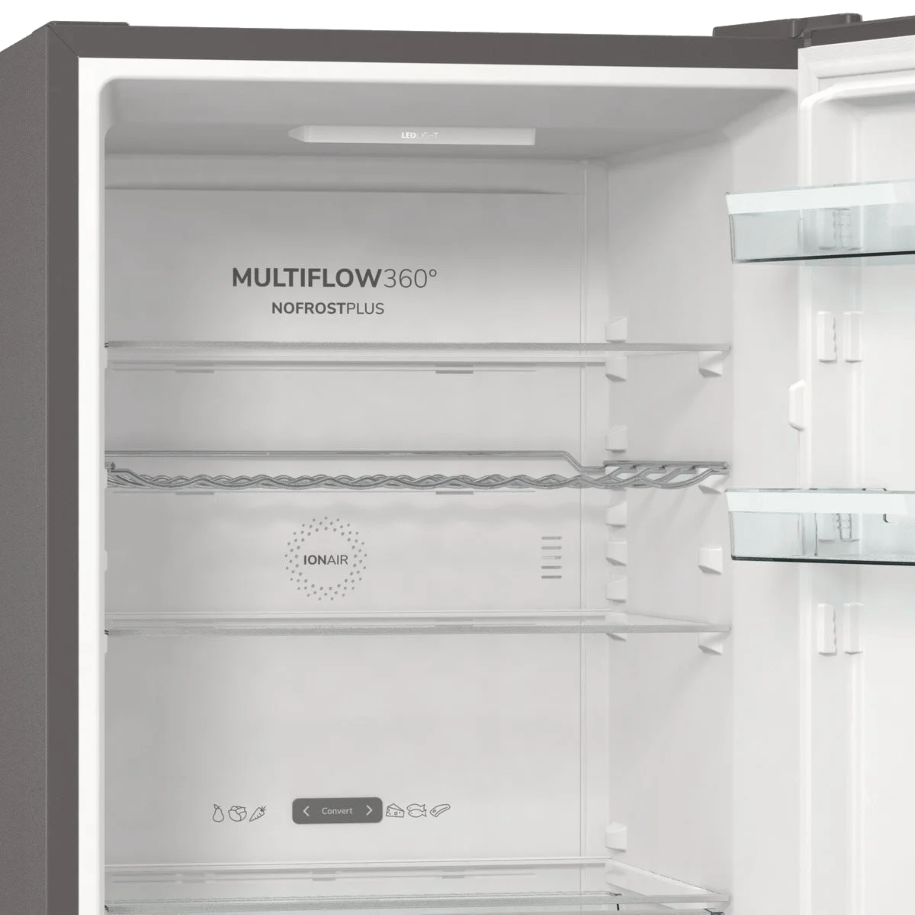 מקרר מקפיא תחתון 326 ליטר Gorenje HY-NRC6193SXL5 - יחידה - גימור נירוסטה אחריות ע