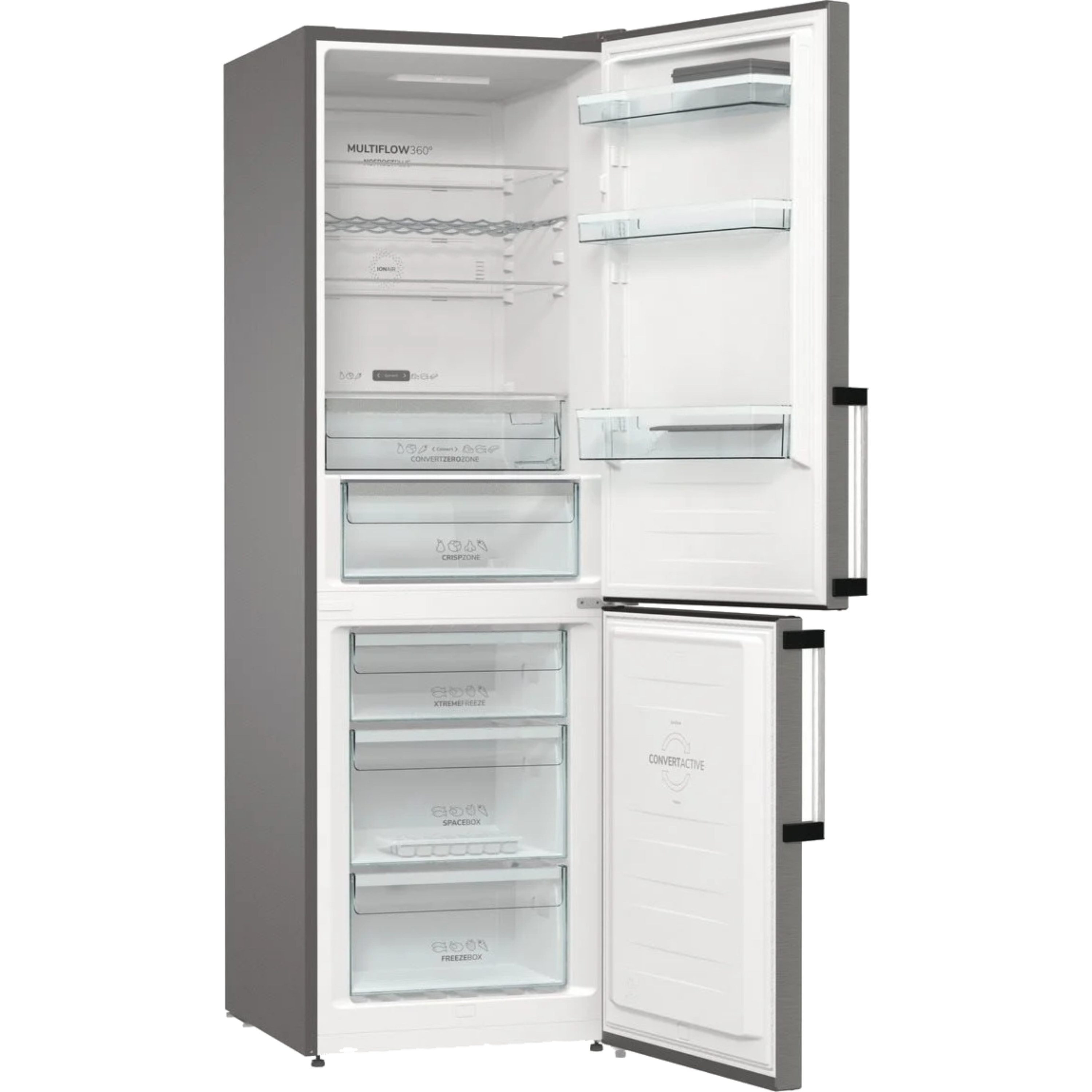 מקרר מקפיא תחתון 326 ליטר Gorenje HY-NRC6193SXL5 - יחידה - גימור נירוסטה אחריות ע