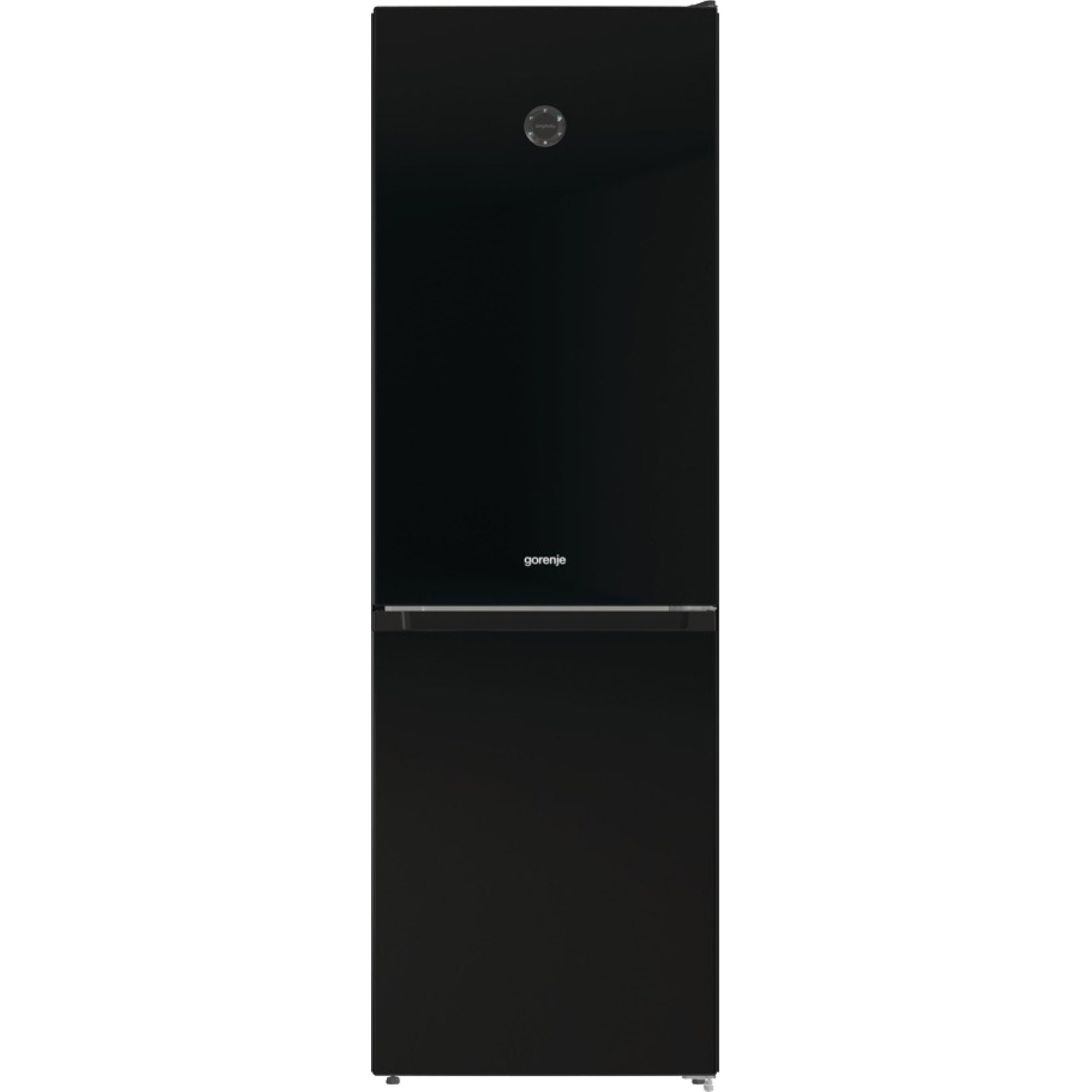 מקרר מקפיא תחתון שחור דגם GORENJE NRK6192SYBK -יחידה -אחריות ע