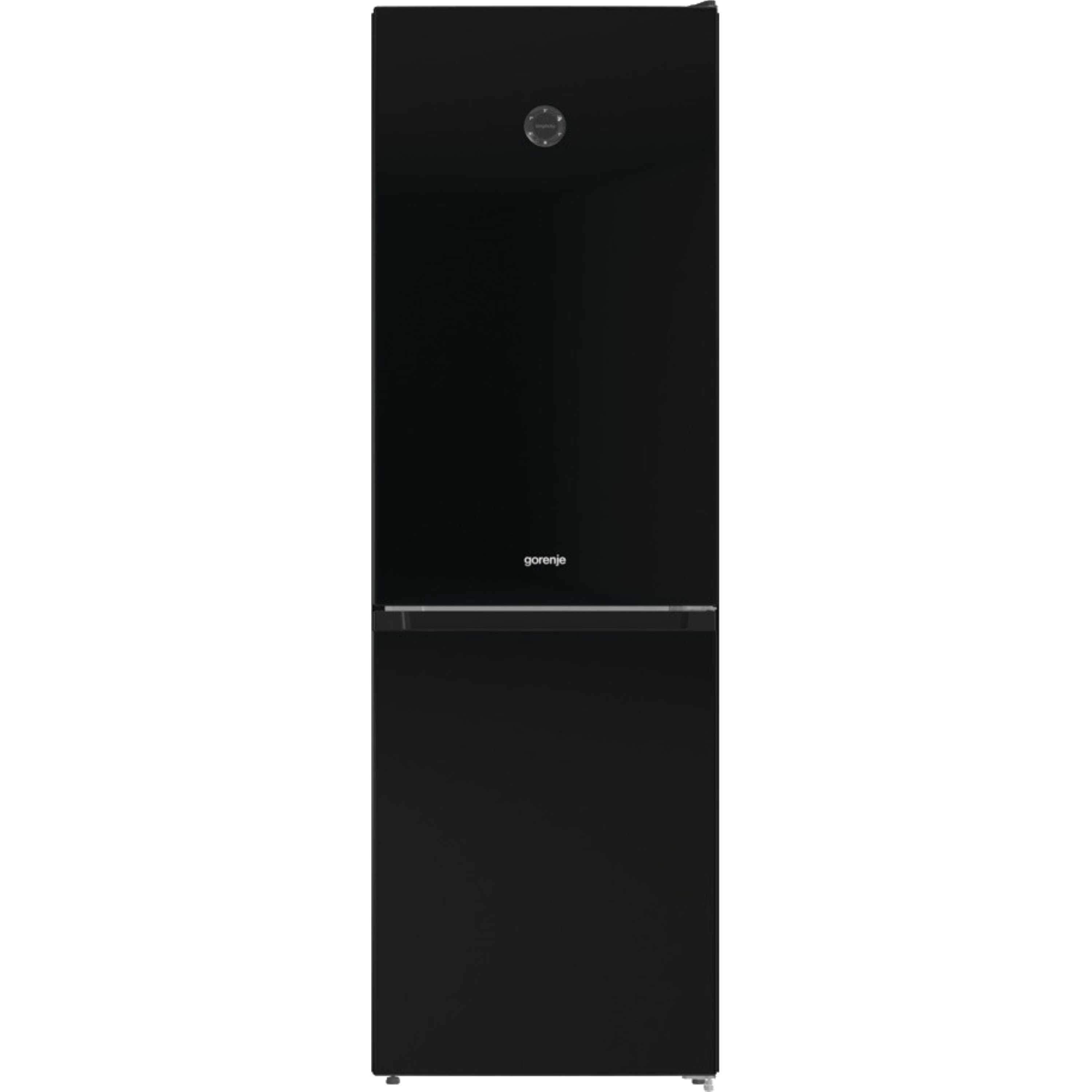 מקרר מקפיא תחתון שחור דגם GORENJE NRK6192SYBK -יחידה -אחריות ע