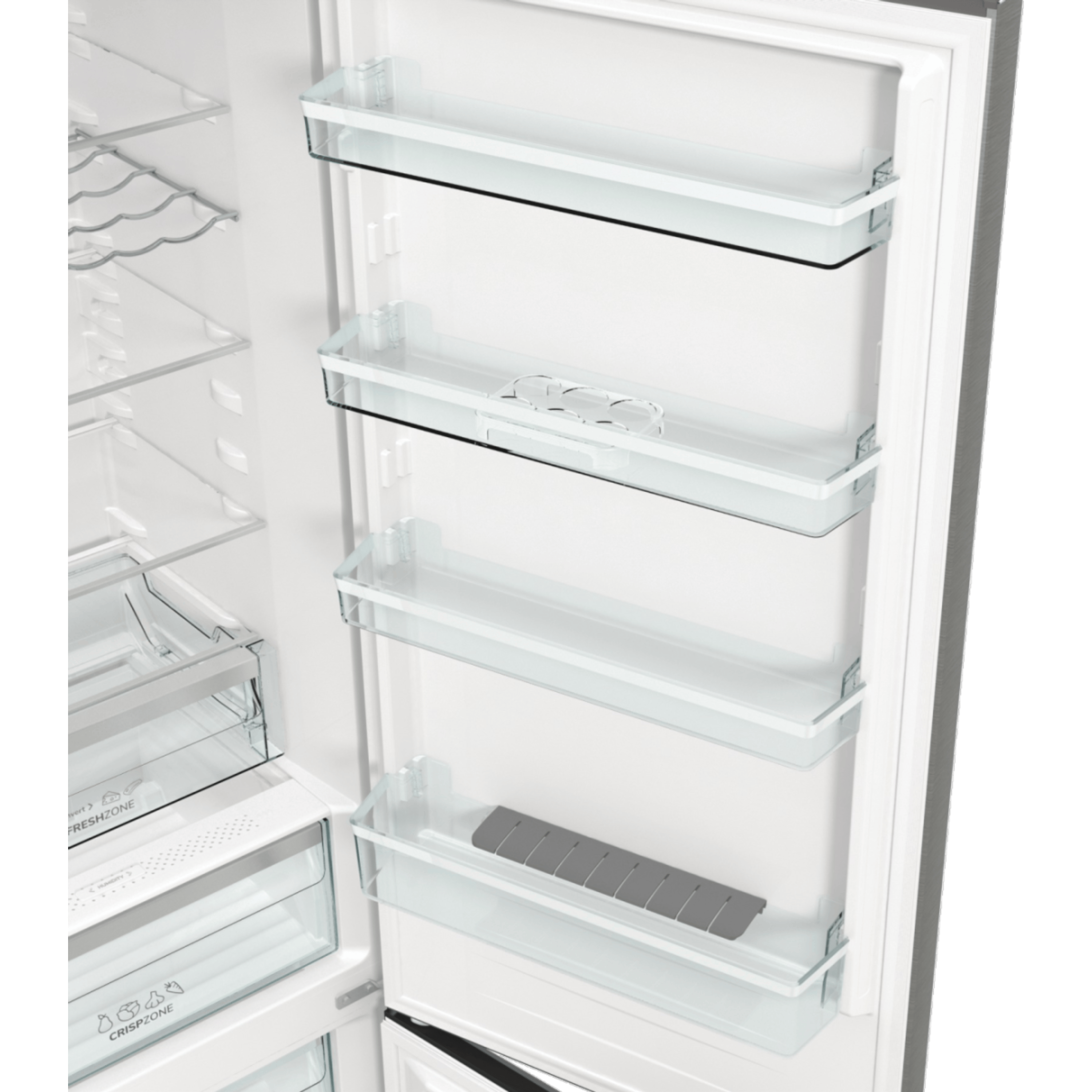 מקרר מקפיא תחתון 353 ליטר Gorenje NRK6202AXL4 - גימור נירוסטה אחריות ע