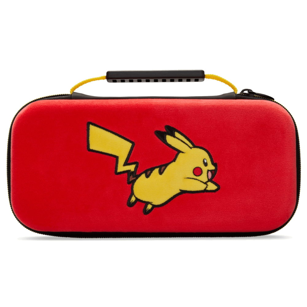 נרתיק נשיאה אוניברסלי PowerA Pikachu Jump לקונסולה Nintendo Switch - צבע אדום וצהוב