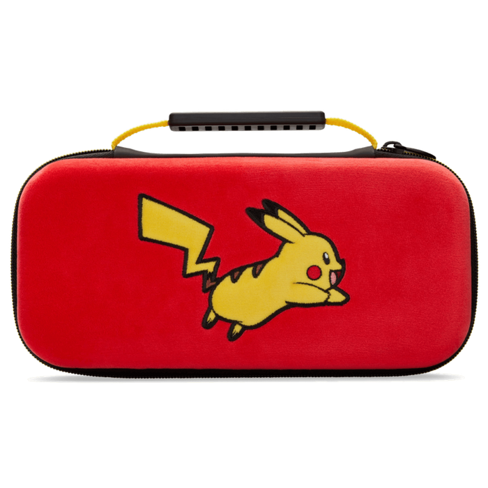 נרתיק נשיאה אוניברסלי PowerA Pikachu Jump לקונסולה Nintendo Switch - צבע אדום וצהוב