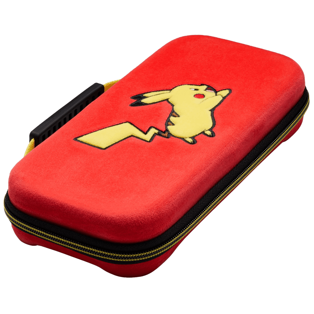 נרתיק נשיאה אוניברסלי PowerA Pikachu Jump לקונסולה Nintendo Switch - צבע אדום וצהוב