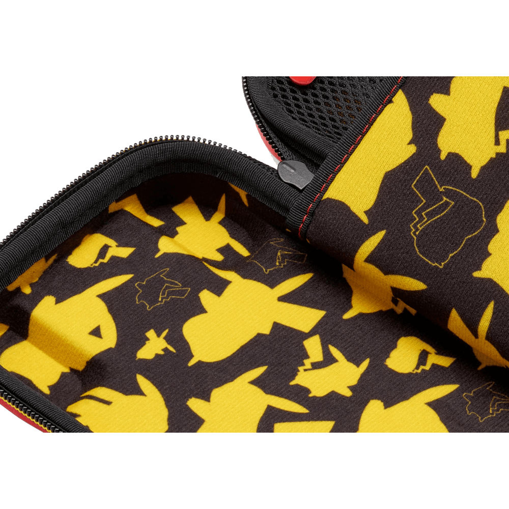 נרתיק נשיאה אוניברסלי PowerA Pikachu Jump לקונסולה Nintendo Switch - צבע אדום וצהוב