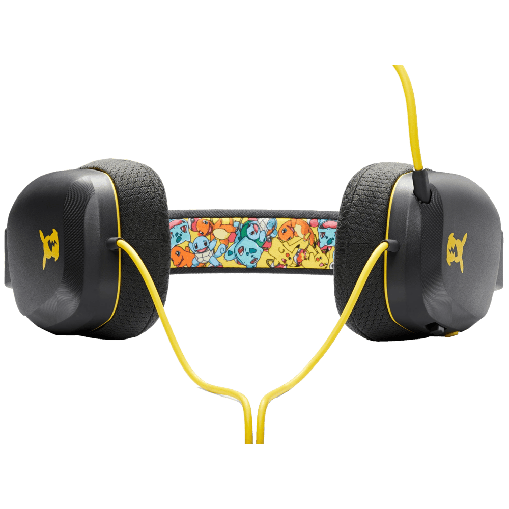 אוזניות גיימינג חוטיות Nintendo Switch PowerA Pokémon: Kanto Friends - צבע שחור וצהוב שנה שנה אחריות ע