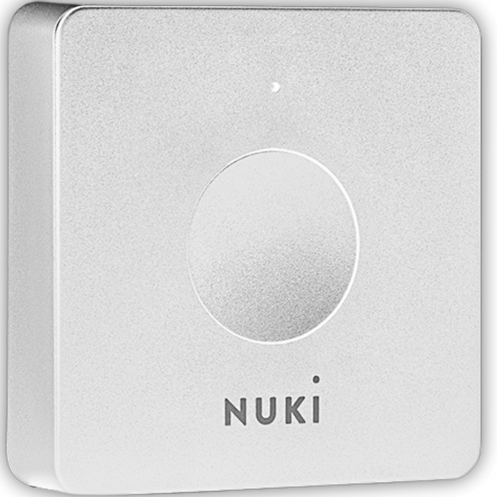 מנעול חכם לבניין מגורים Nuki Opener - צבע לבן שנה אחריות ע
