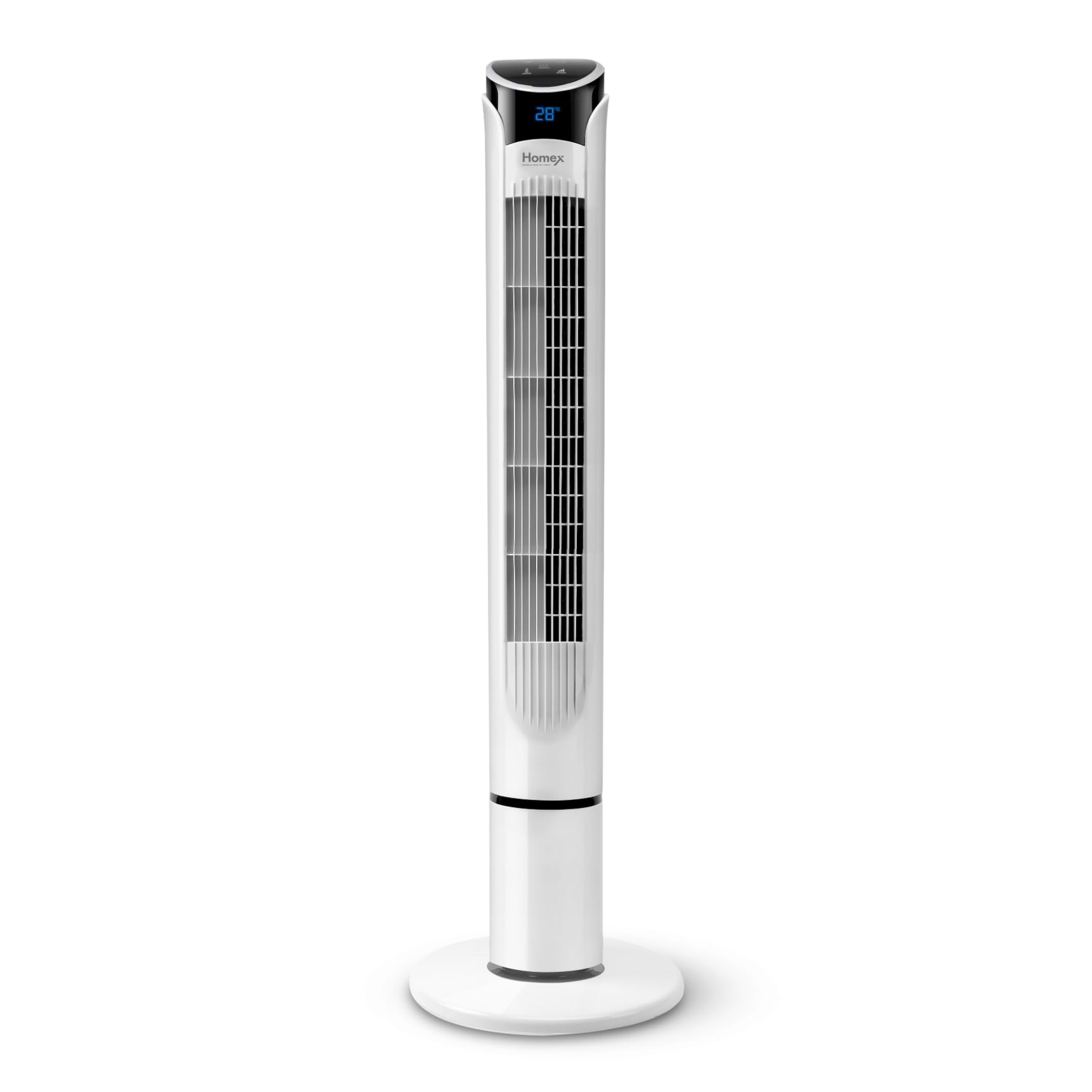 מאורר מגדל עם שלט Homex HF-24 וכולל חיבור Wi-Fi - צבע לבן שנה אחריות ע