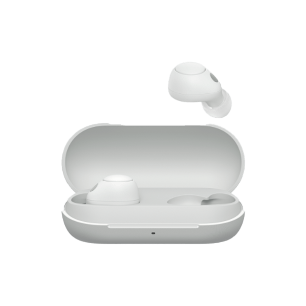אוזניות אלחוטיות עם משתיק רעשים Sony WF-C700 Bluetooth - צבע לבן שנה אחריות ע