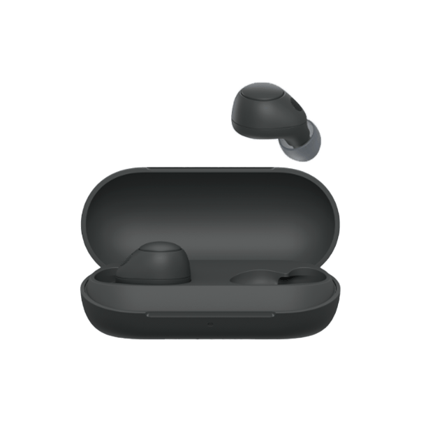 אוזניות אלחוטיות עם משתיק רעשים Sony WF-C700 Bluetooth - צבע שחור שנה אחריות ע
