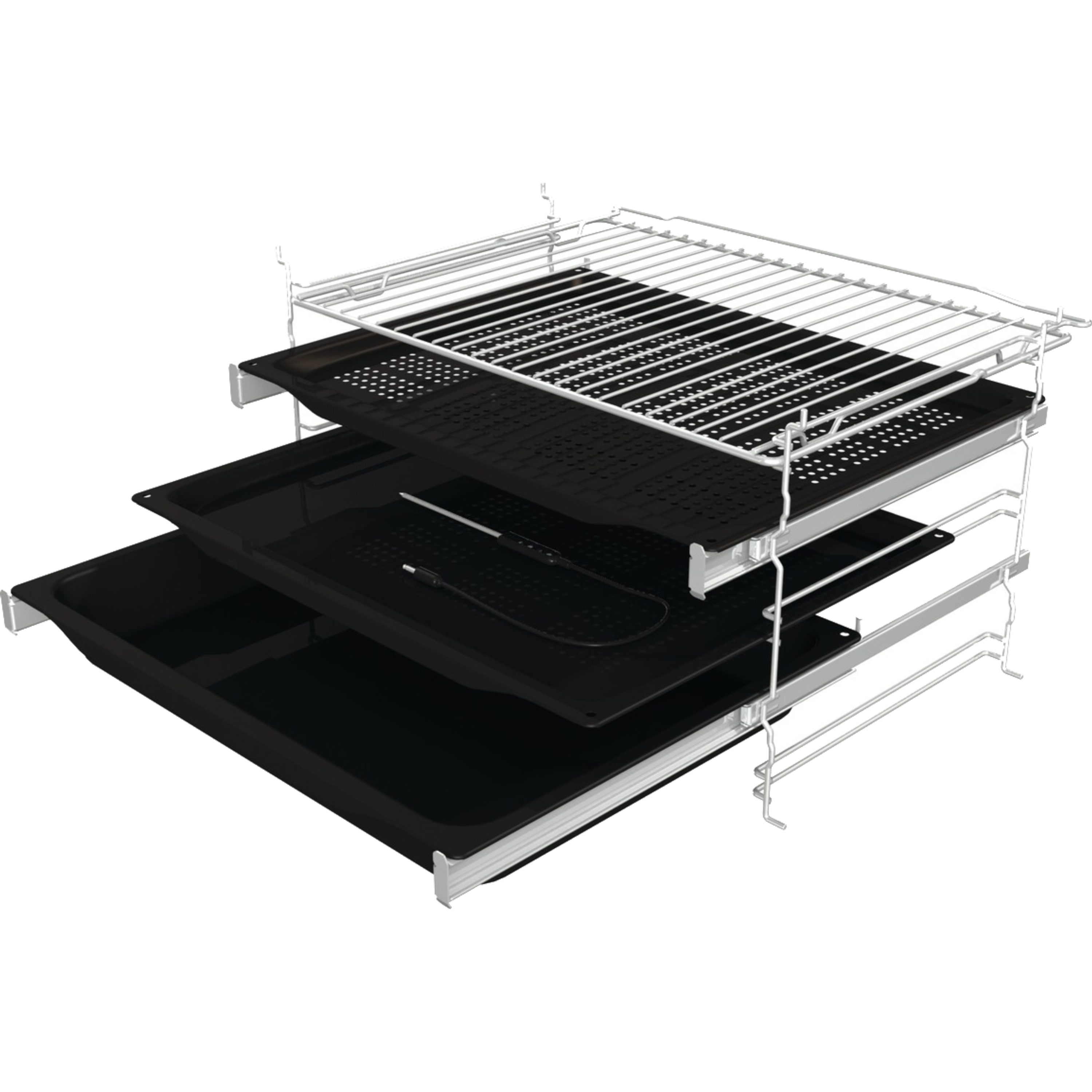 תנור אפייה בנוי פירוליטי 77 ליטר Gorenje Essential Line OPS84BG - גימור שחור אחריות ע