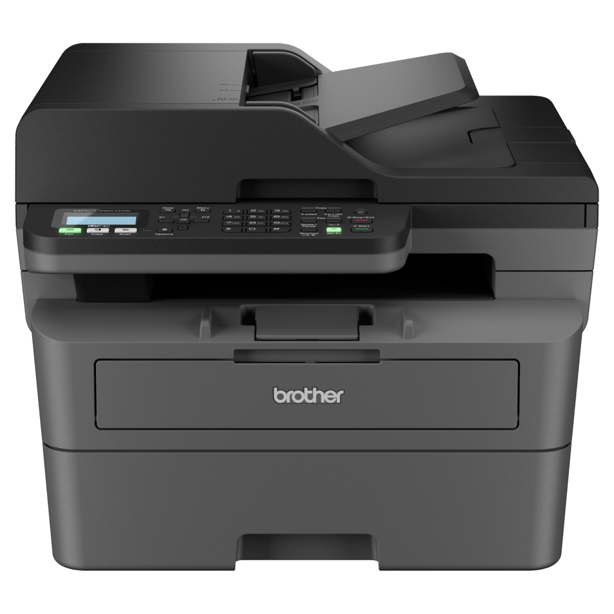 מדפסת לייזר משולבת אלחוטית Brother MFC-L2827DWXL - צבע שחור שלוש שנות אחריות ע