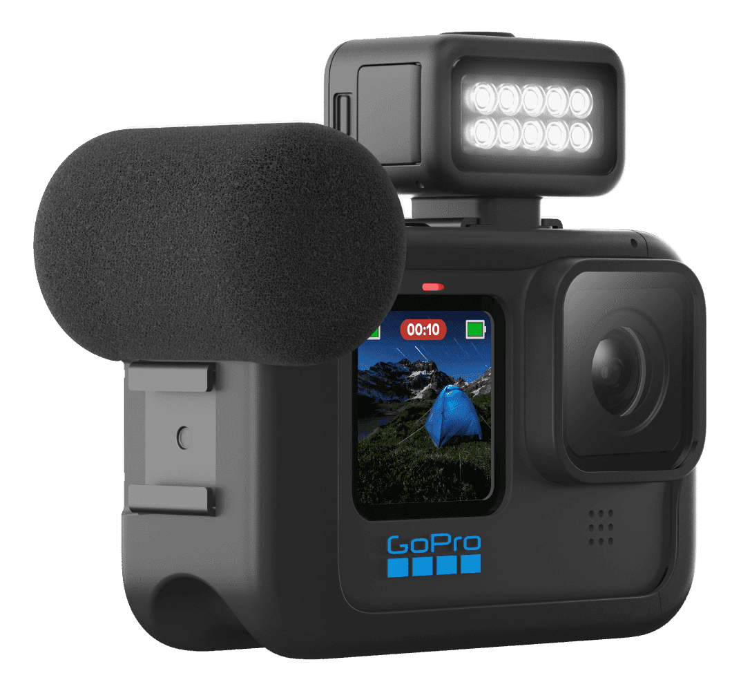מוד תאורה GoPro Light Mod HERO8/9/10 - צבע שחור שנתיים אחריות ע