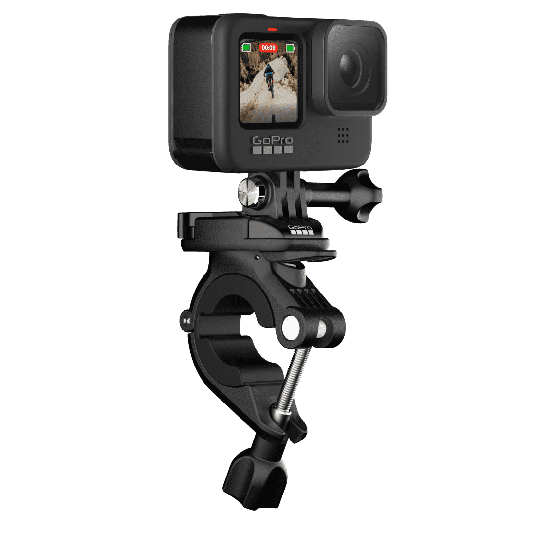 תושבת למוט צינור GoPro Handle Bar/Seatpost/Pole Mount - צבע שחור שנתיים אחריות ע
