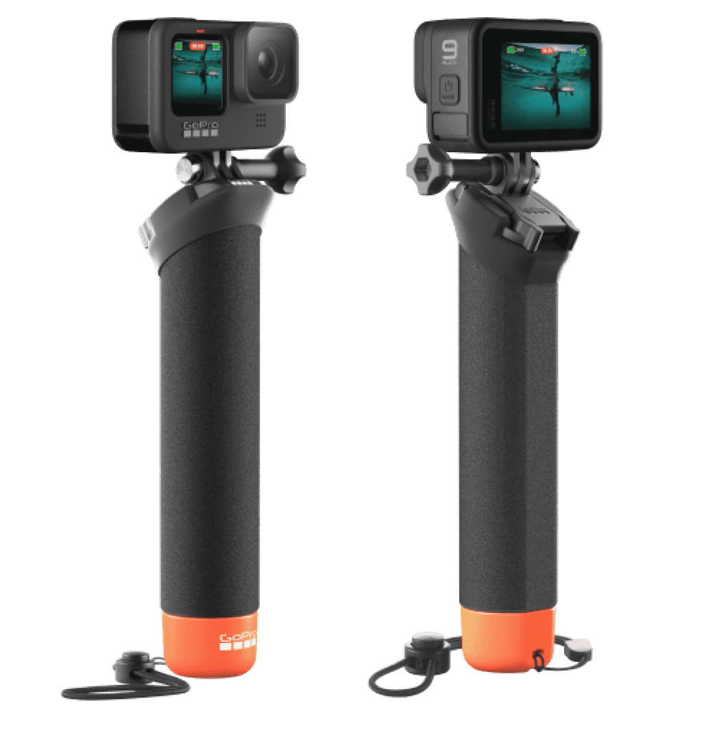 ידית אחיזה עם מצוף GoPro The Handler - צבע שחור וכתום שנתיים אחריות ע