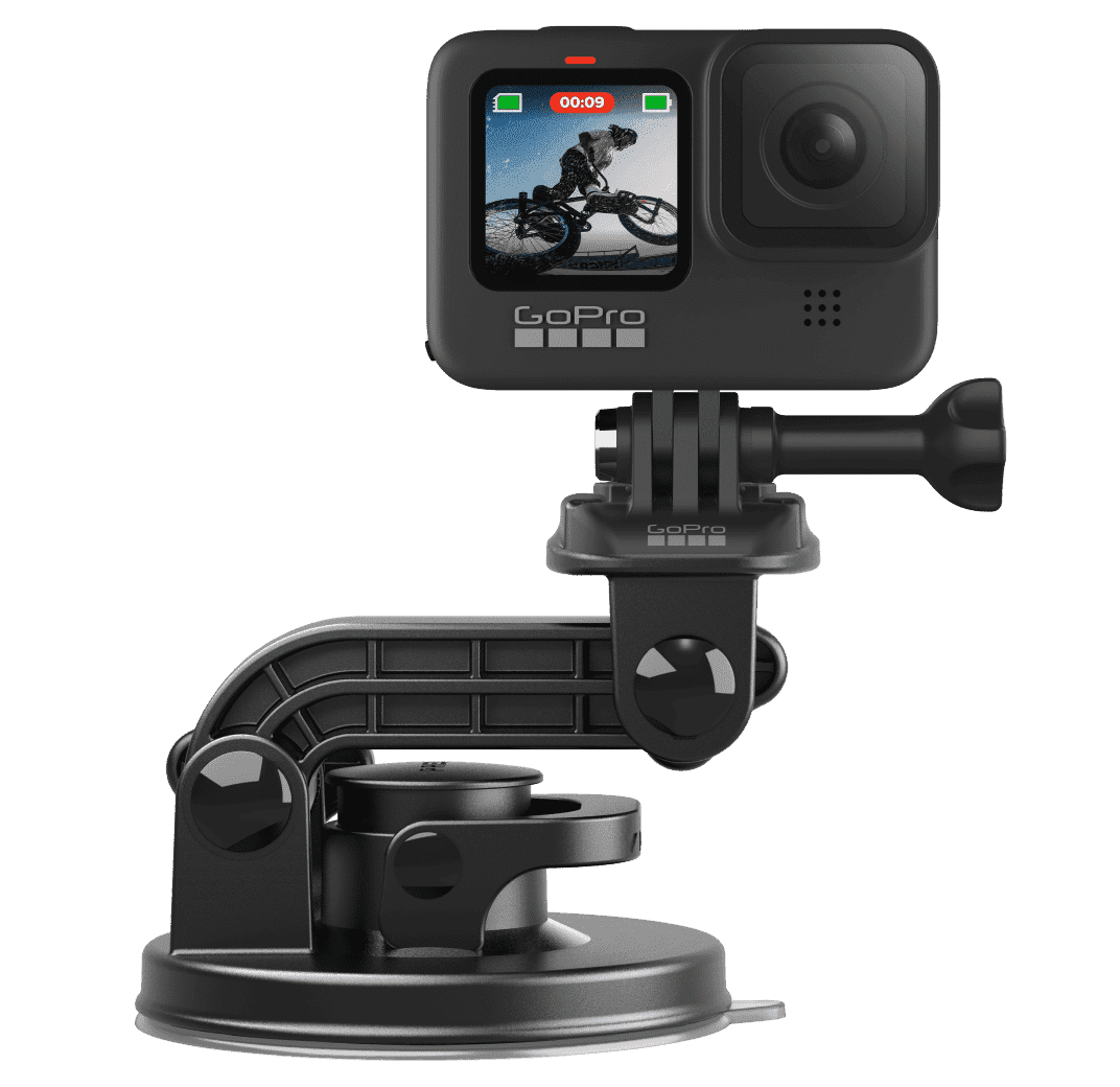כוס יניקה קומפקטי GoPro Suction Cup - צבע שחור שנתיים אחריות ע