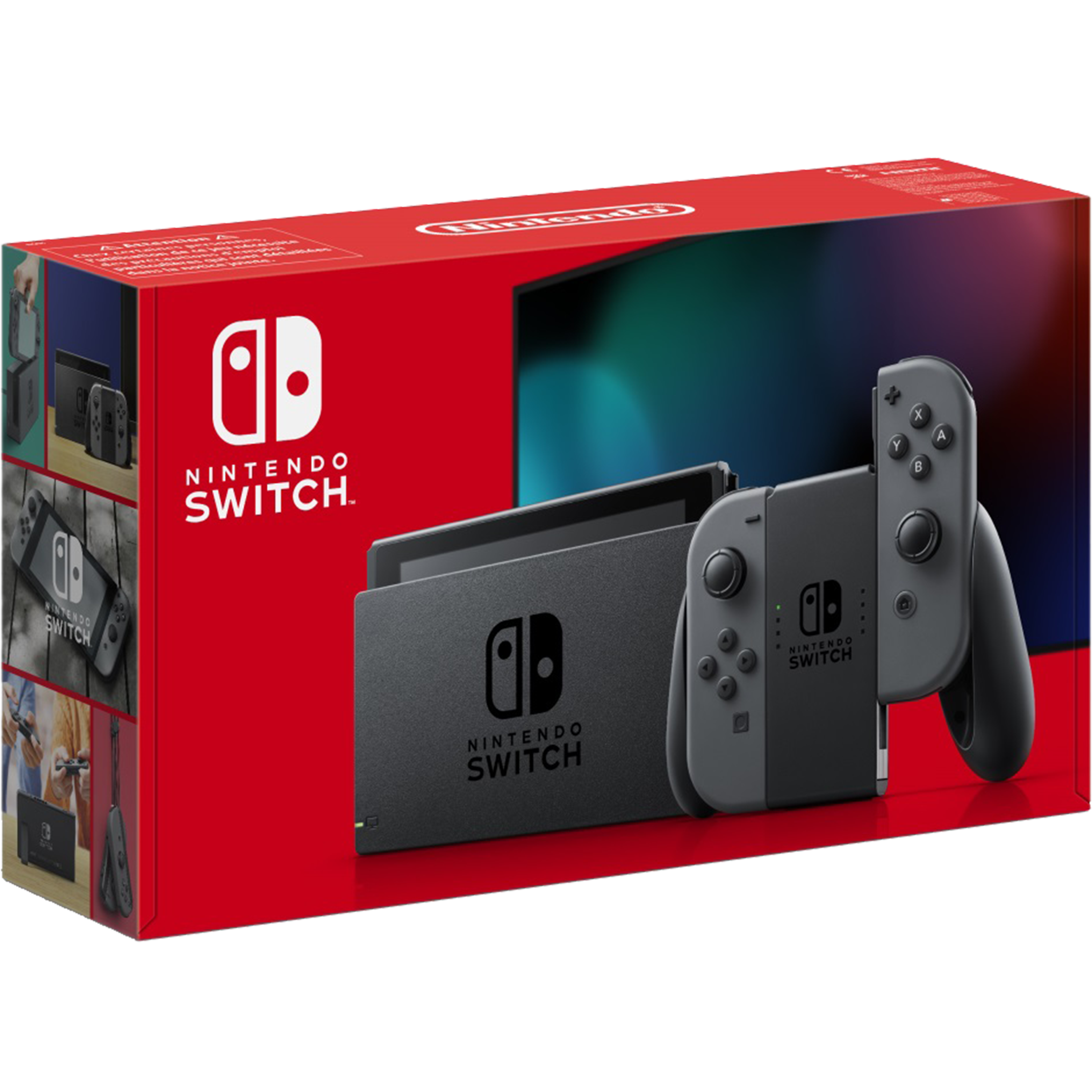 קונסולות משחק Nintendo Switch V2 32GB עם ג'וי-קון אפורים - שנתיים אחריות ע