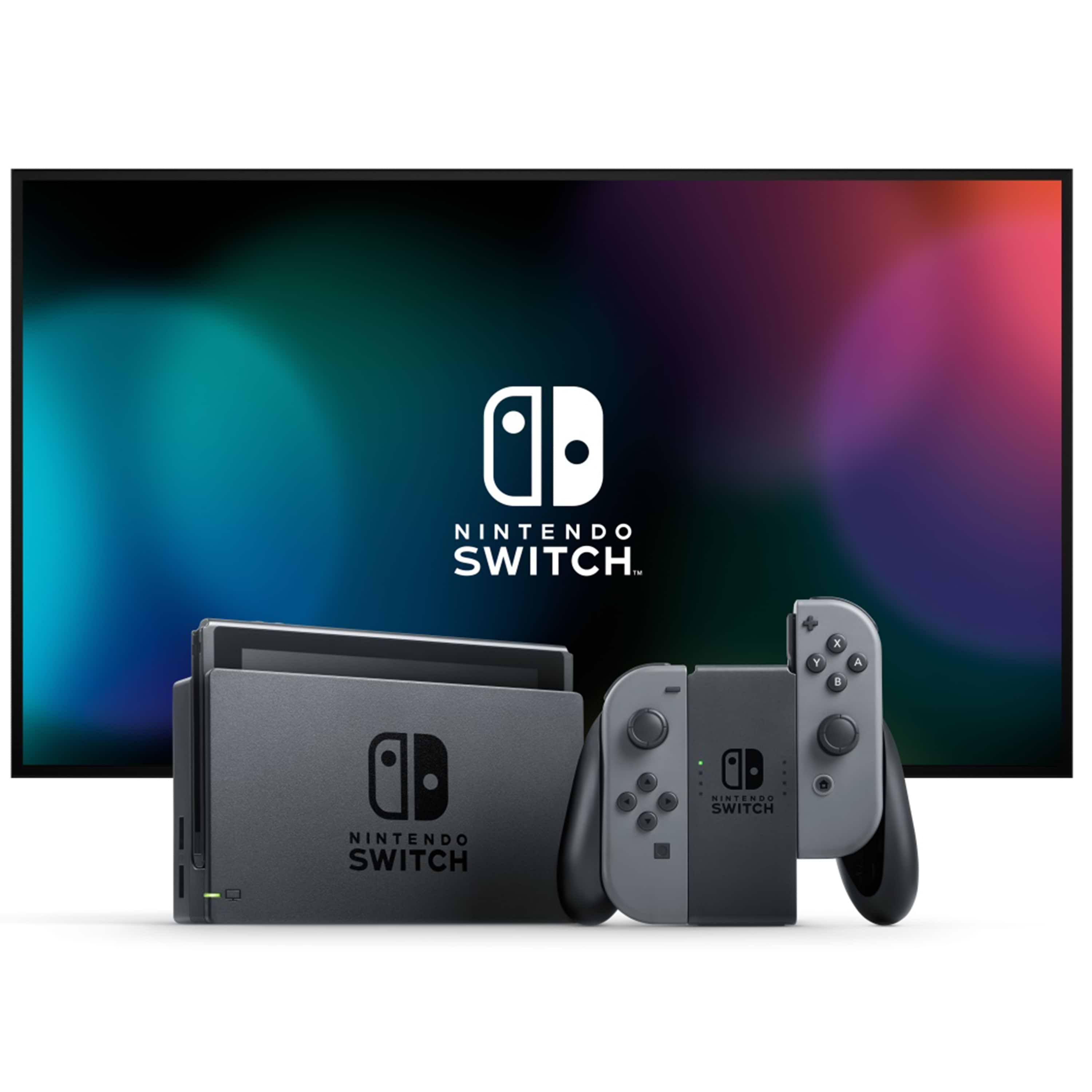 קונסולות משחק Nintendo Switch V2 32GB עם ג'וי-קון אפורים - שנתיים אחריות ע
