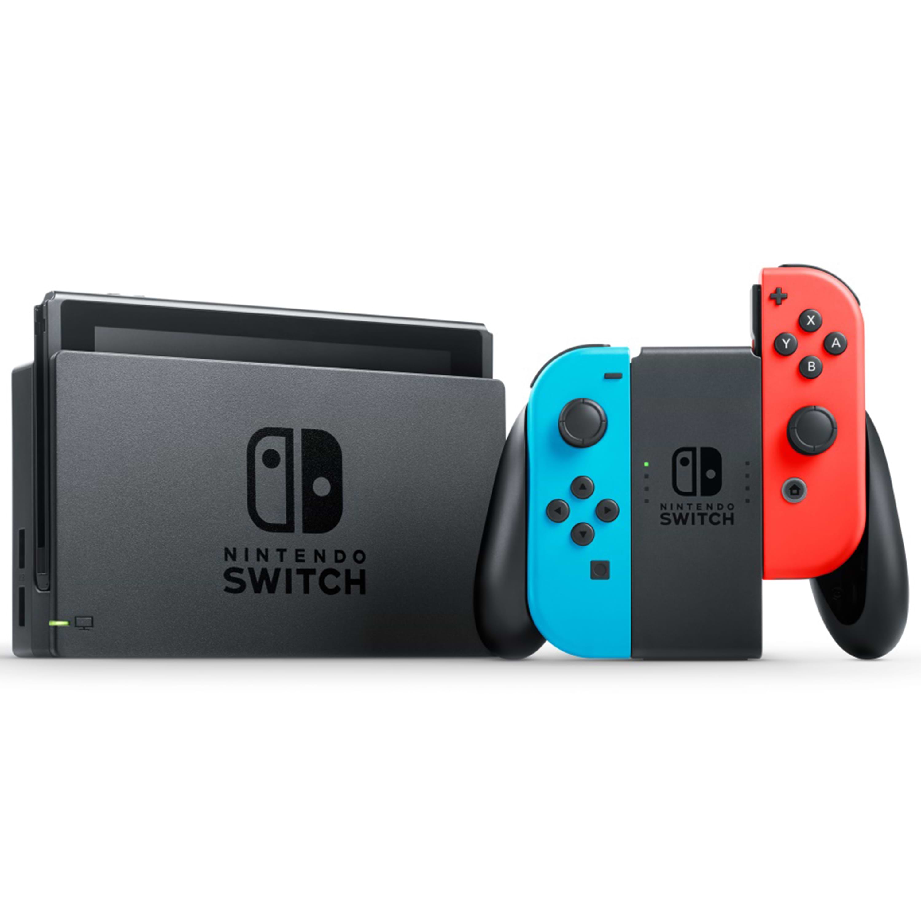 בנדאל קונסולת משחק Nintendo Switch 1.1 Nitendo Sport + NSO 12M עם ג'וי-קון כחול ואדום - שנתיים אחריות ע