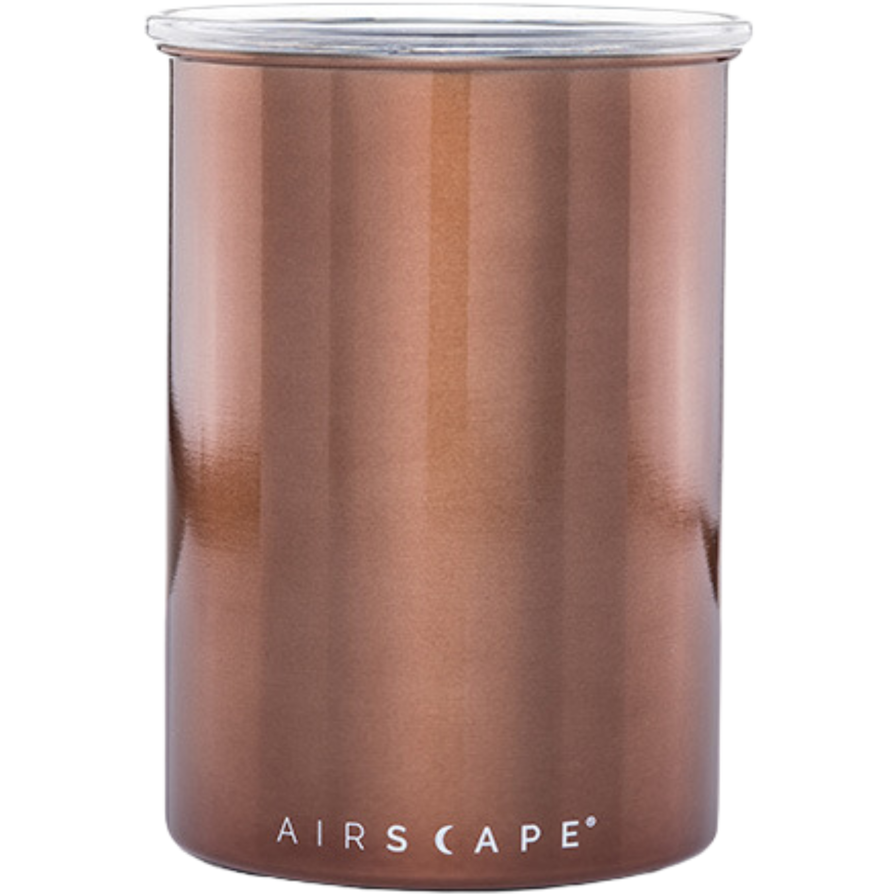 קופסת וואקום לפולי קפה 500 גרם Airscape Planetray Design 93PD206 - גימור נחושת