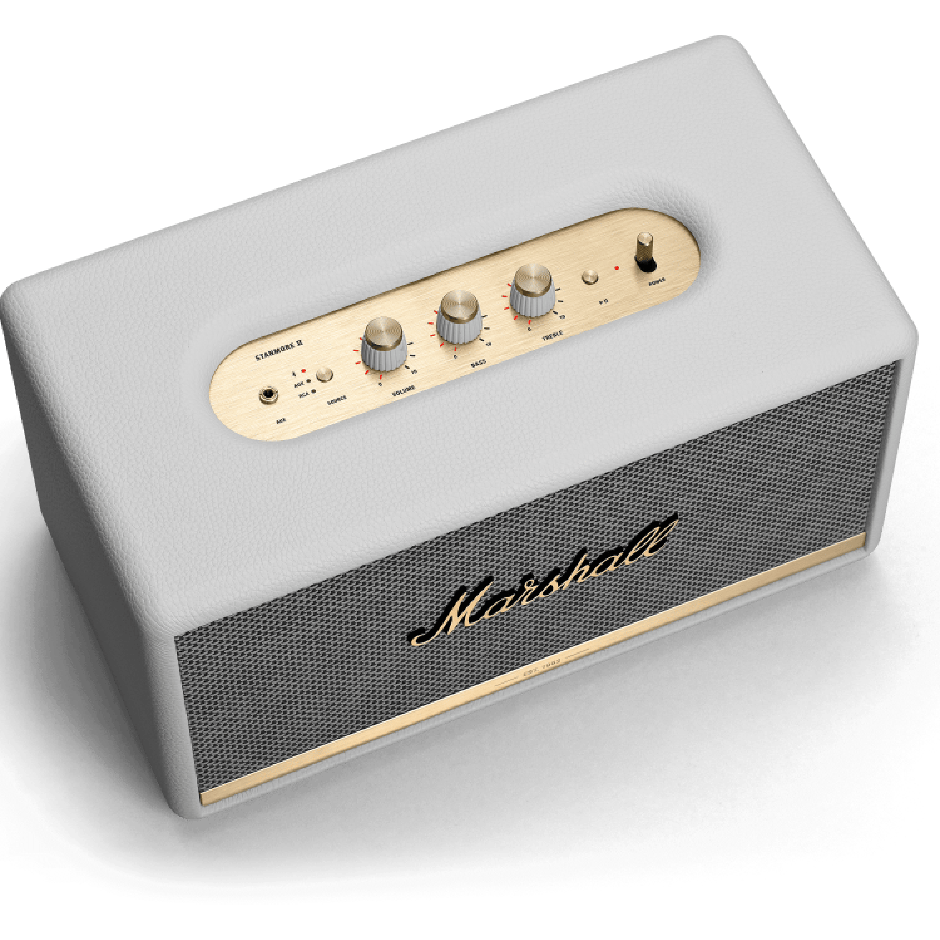רמקול אלחוטי Marshall Stanmore II Bluetooth - צבע לבן שנה אחריות ע