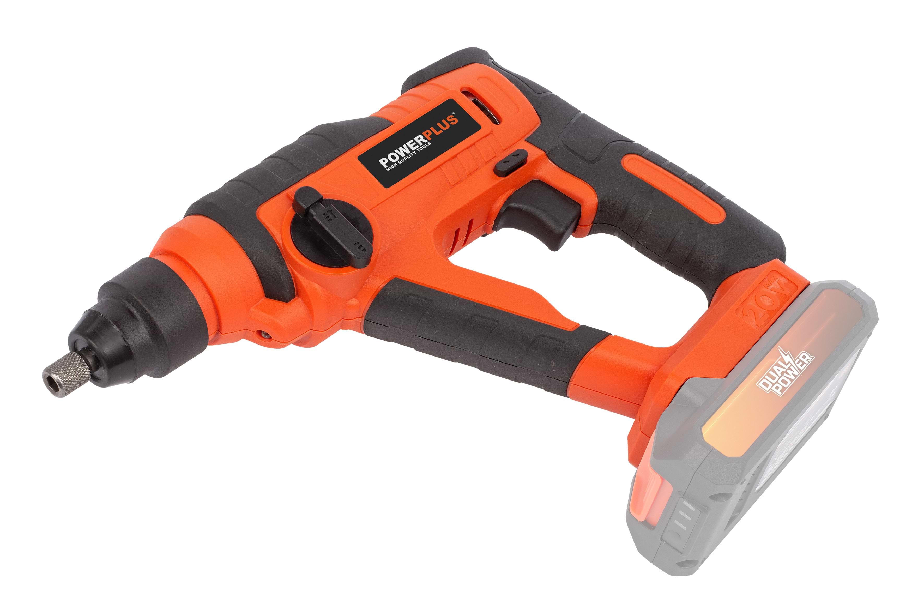 פטישון 20V דגם POWDP15600 POWERPLUS - גוף בלבד