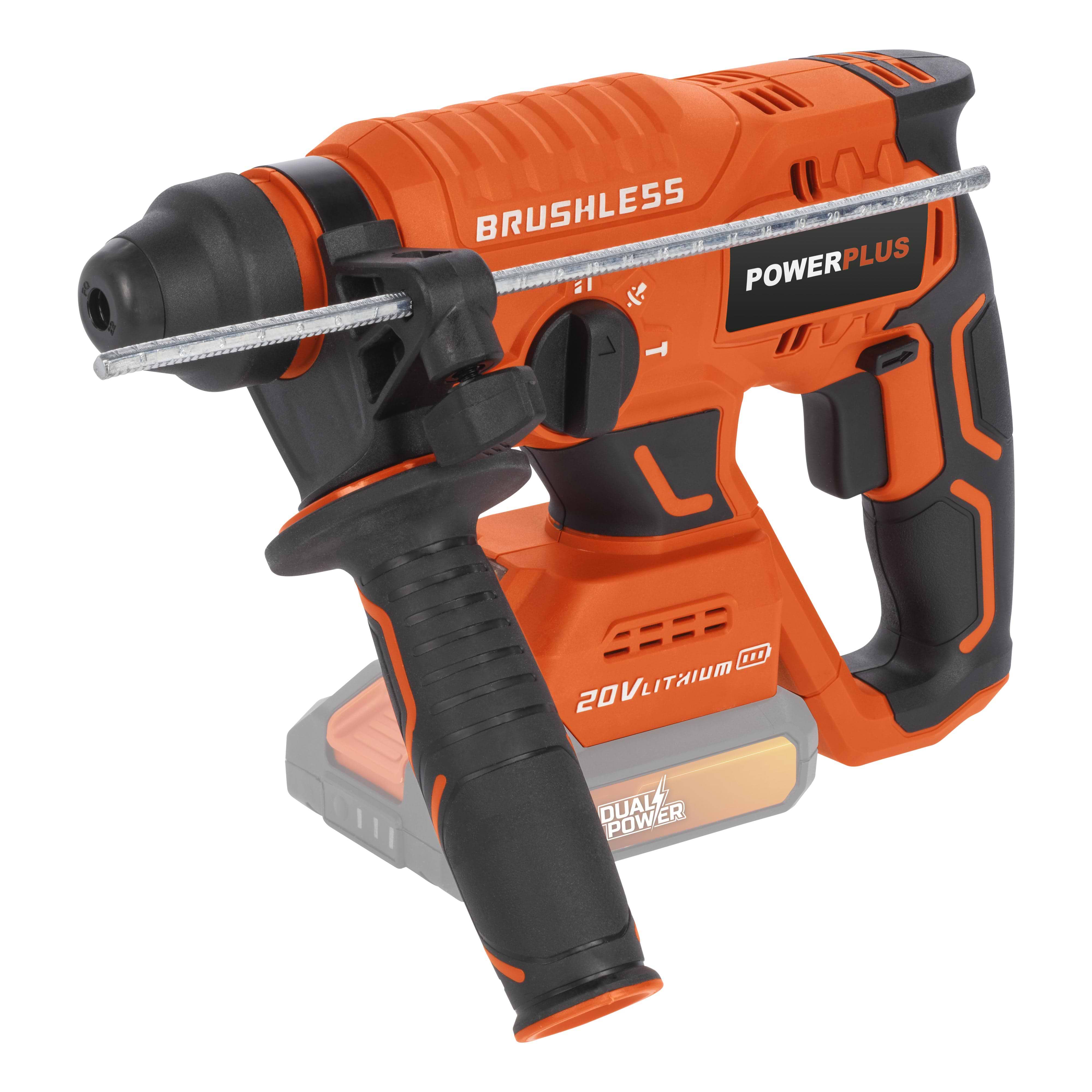 פטישון 20V joules 3 בראשלס דגם POWDP15630 POWERPLUS - גוף בלבד