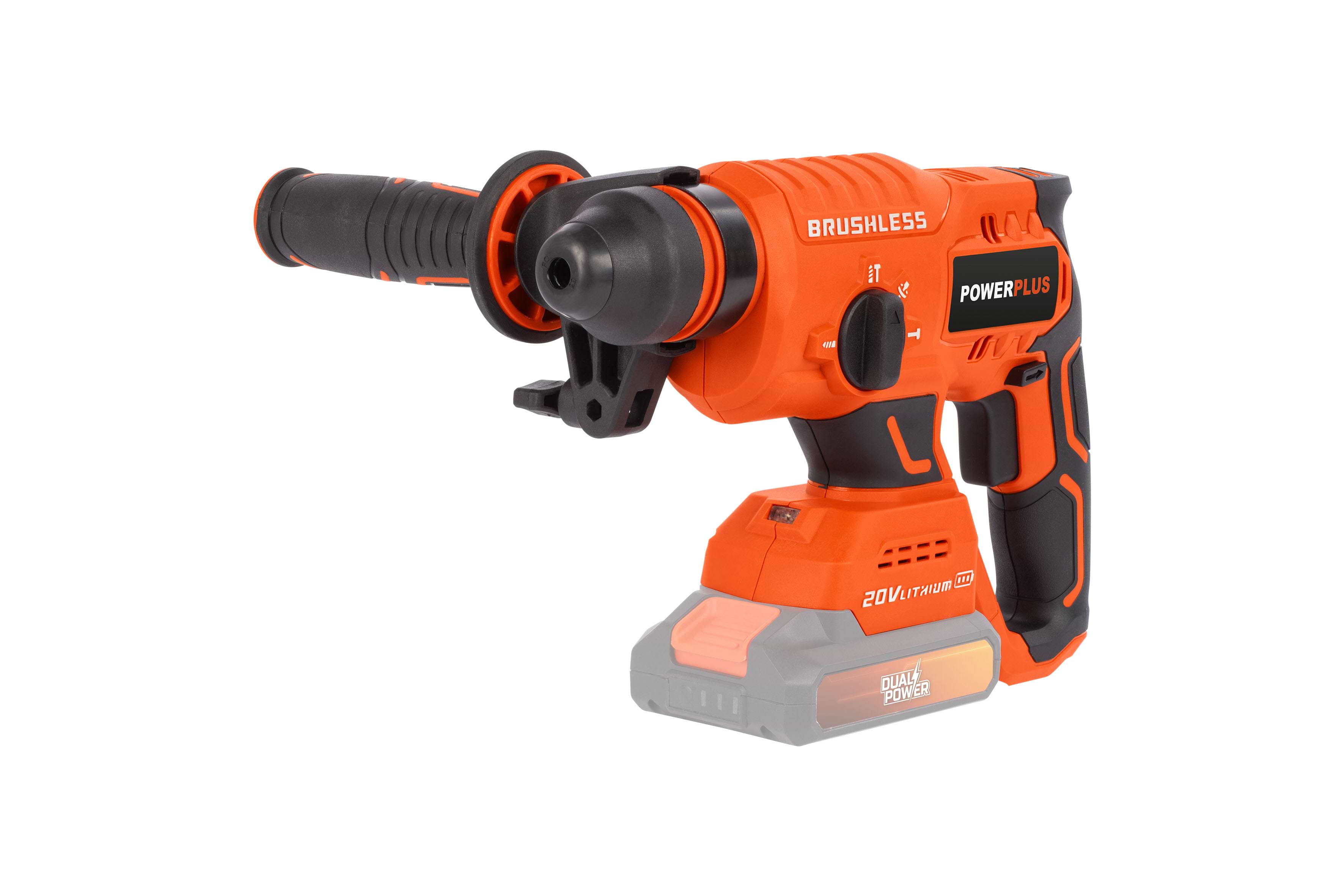 פטישון 20V joules 3 בראשלס דגם POWDP15630 POWERPLUS - גוף בלבד