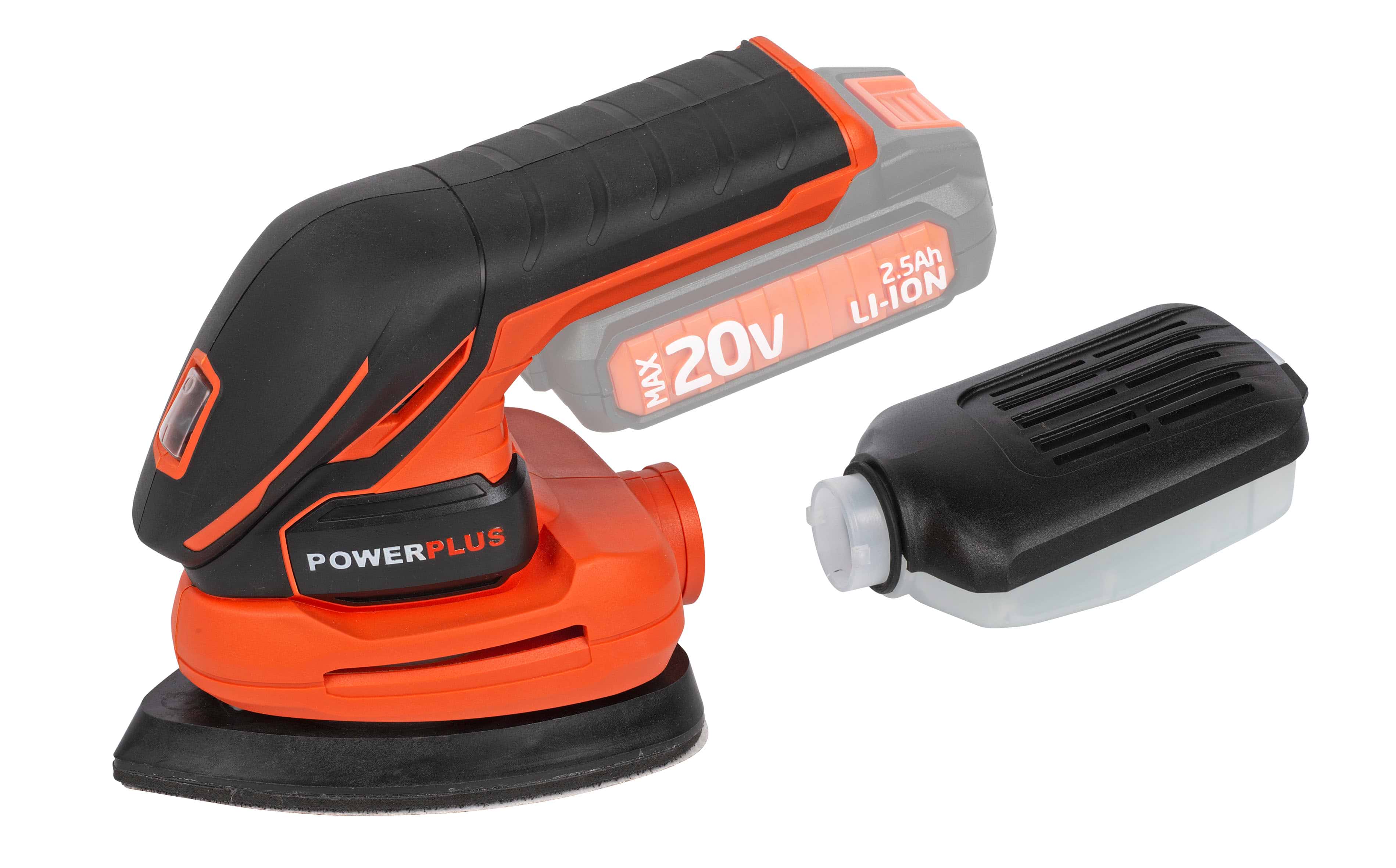 משייפת נטענת 20V דגם VARO POWDP5020 POWERPLUS - גוף בלבד