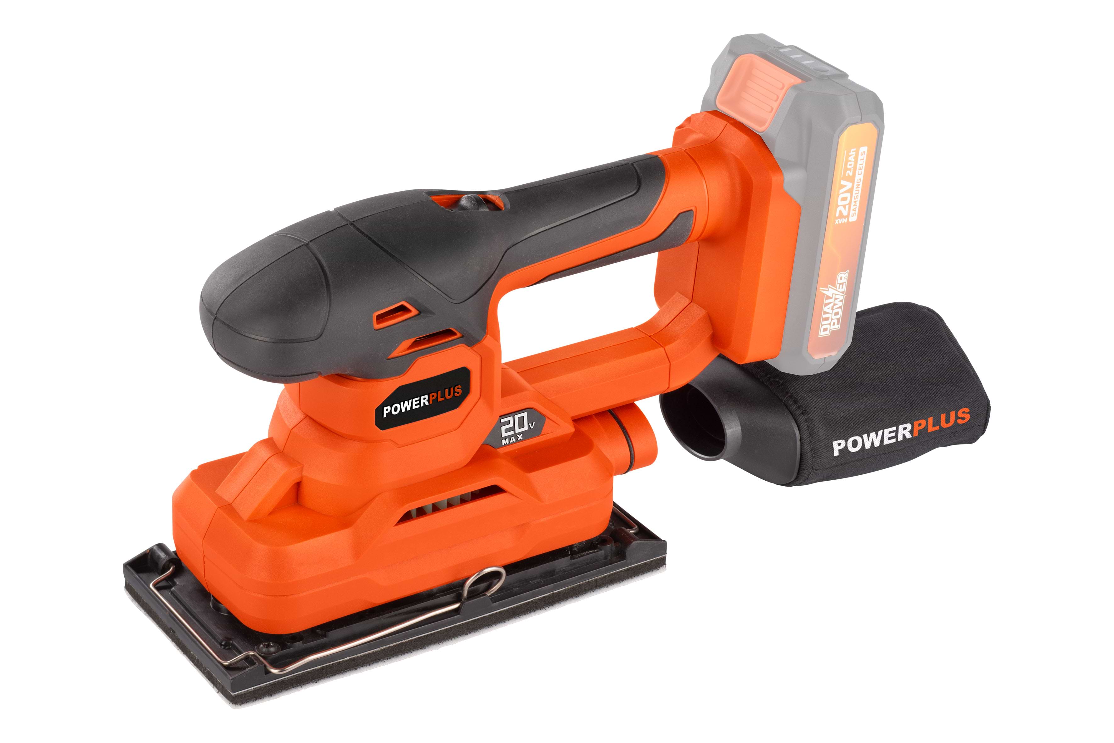 מלטשת גימור 20V (לא כולל סוללה) POWER PLUS 106 POWDP503000 1616