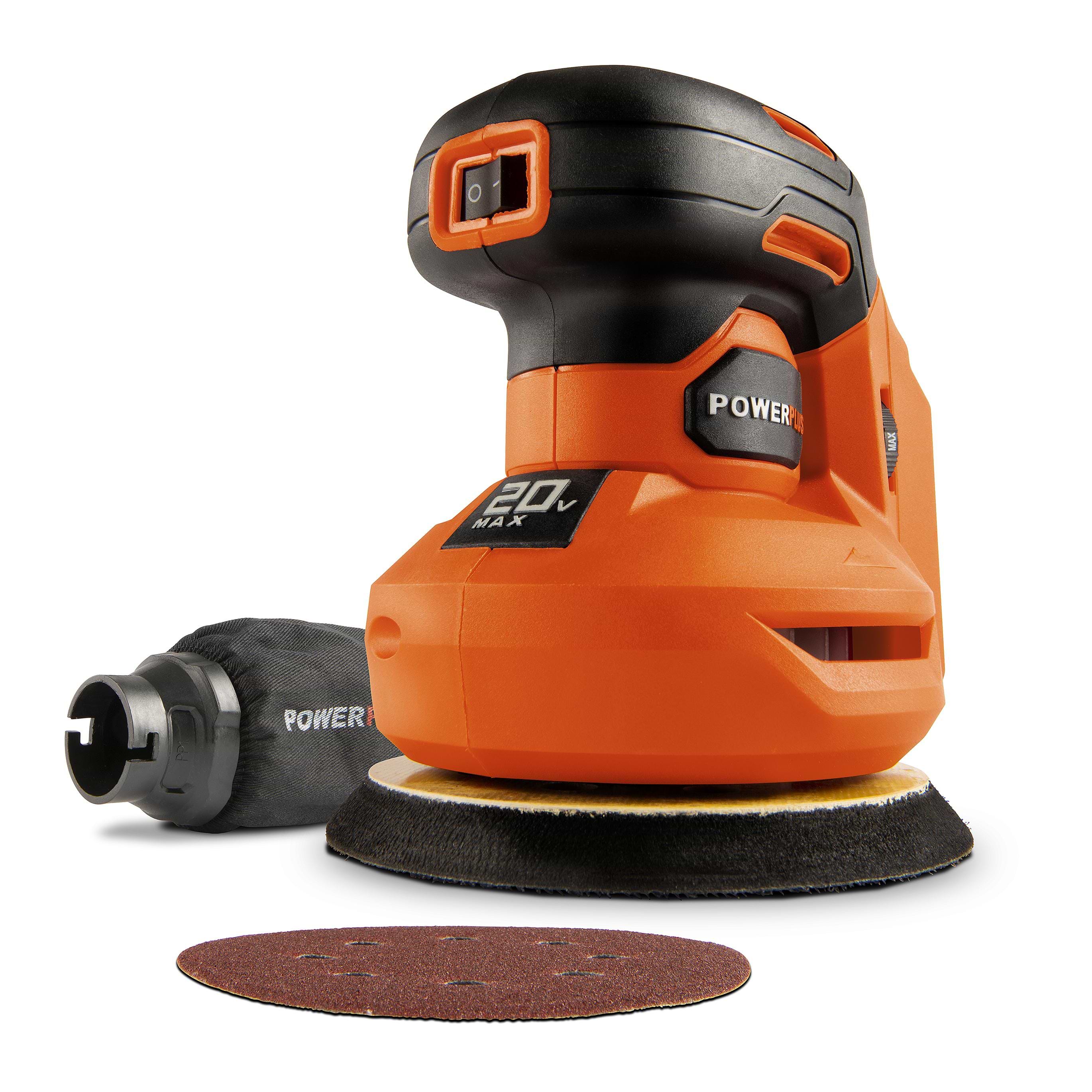 מלטשת אקסצנטרית 20V דגם POWERPLUS POWDP50400 - גוף בלבד