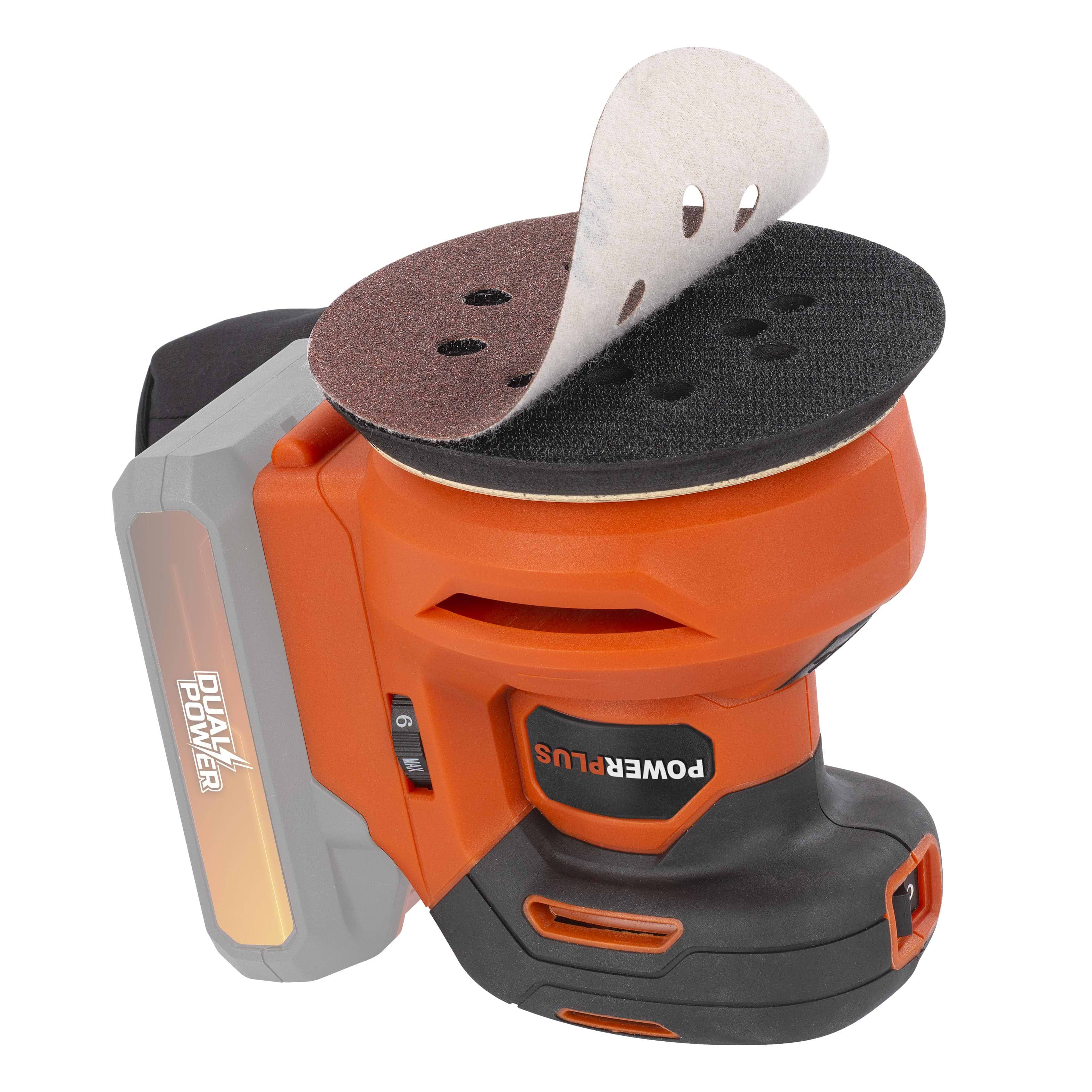 מלטשת אקסצנטרית 20V דגם POWERPLUS POWDP50400 - גוף בלבד