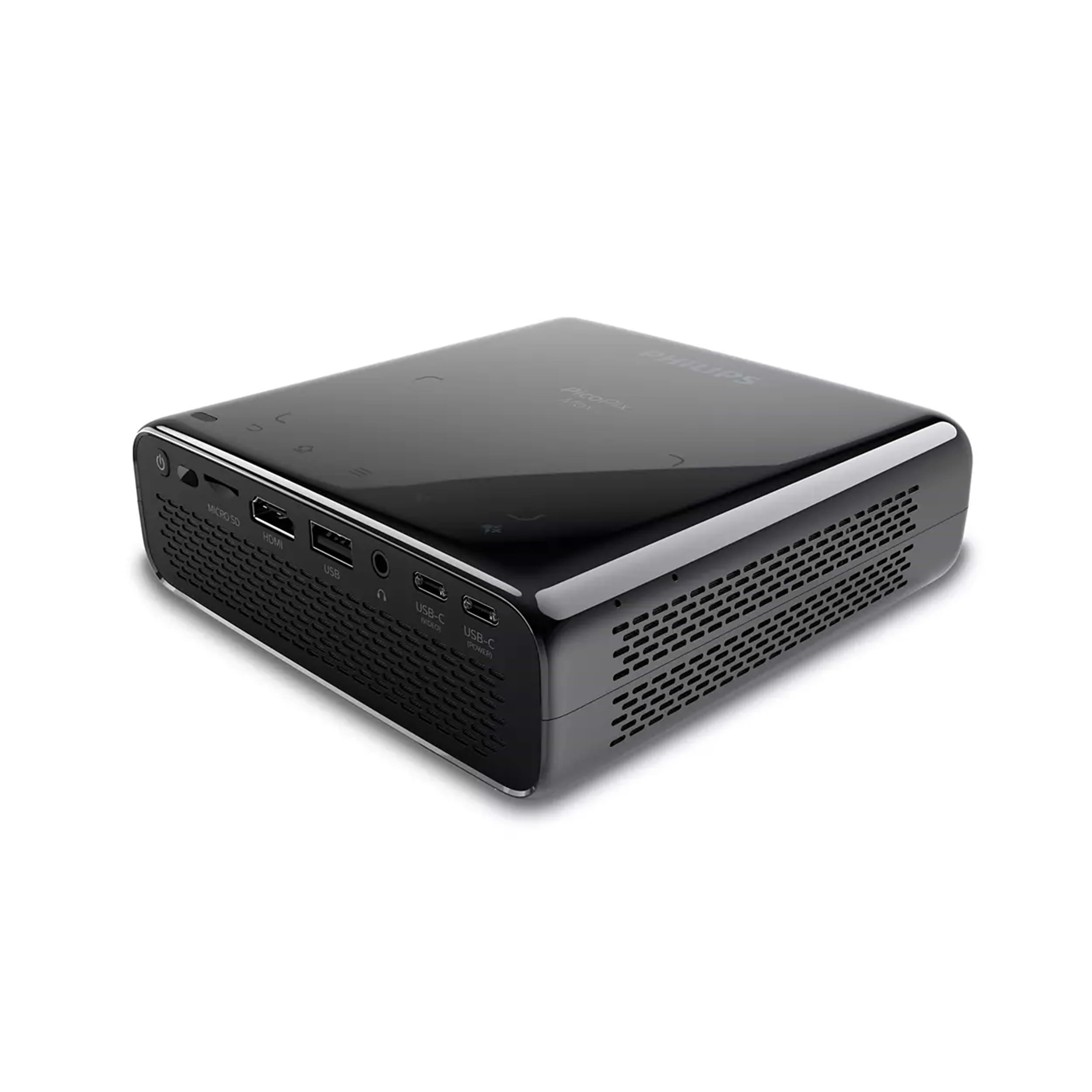 מקרן וידאו נייד Philips PicoPix Max PPX620/INT FHD - צבע שחור שנה אחריות ע